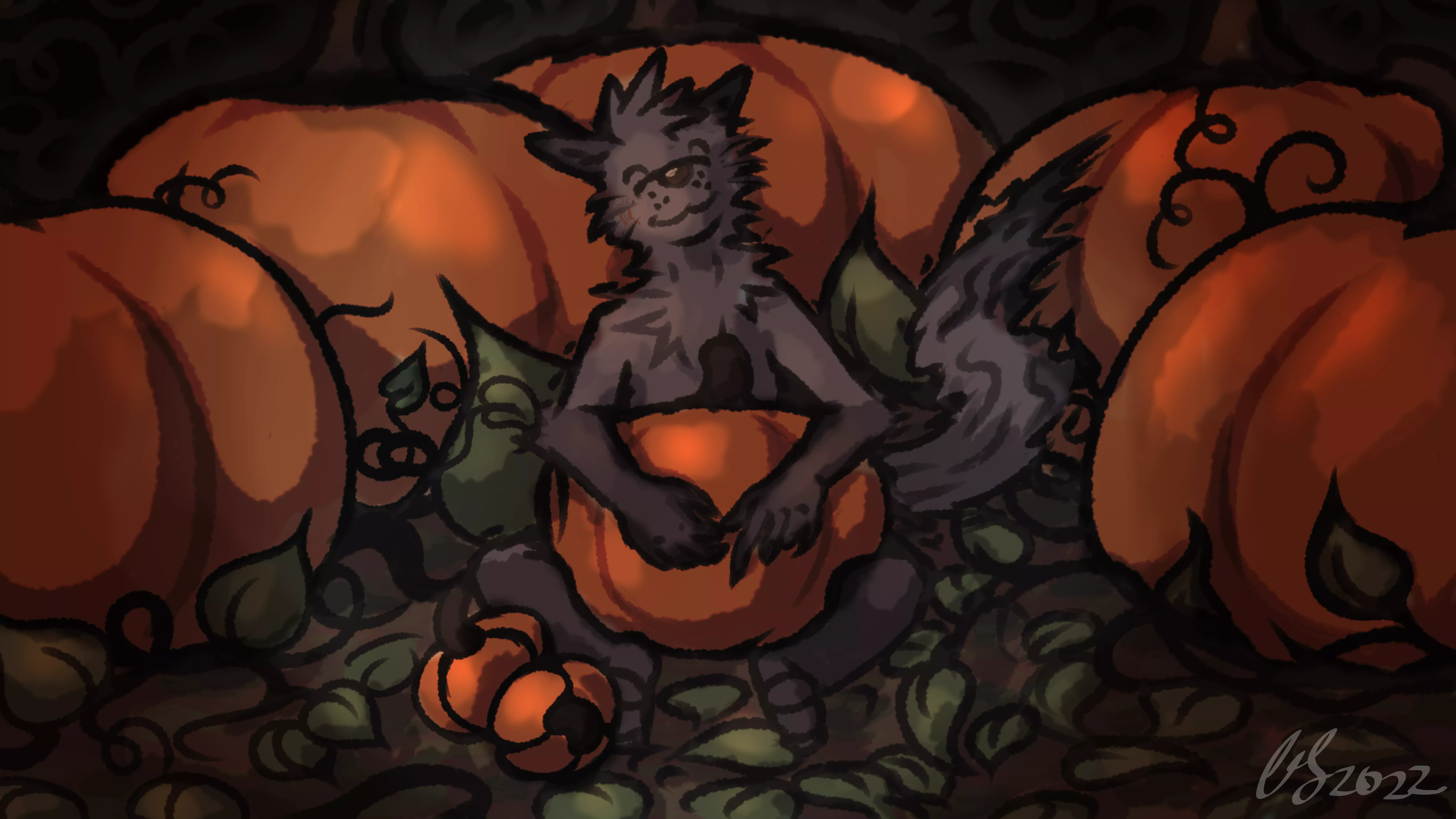 Pumpkin by @FurrySoren on Twitter