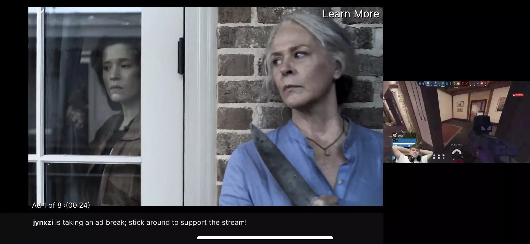 Really twitch? EIGHT ads