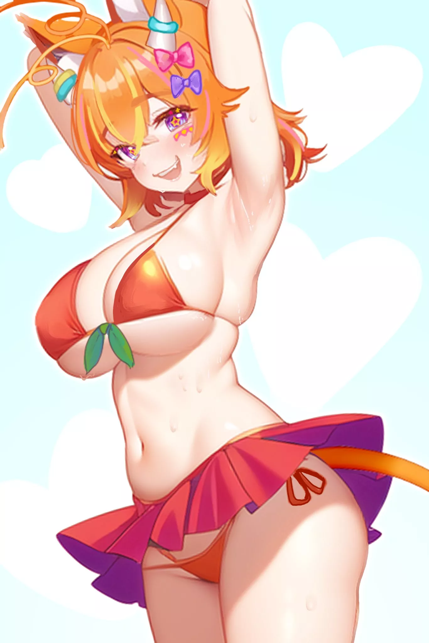 Vtuber Sava Safari in a Sexy Swimsuit