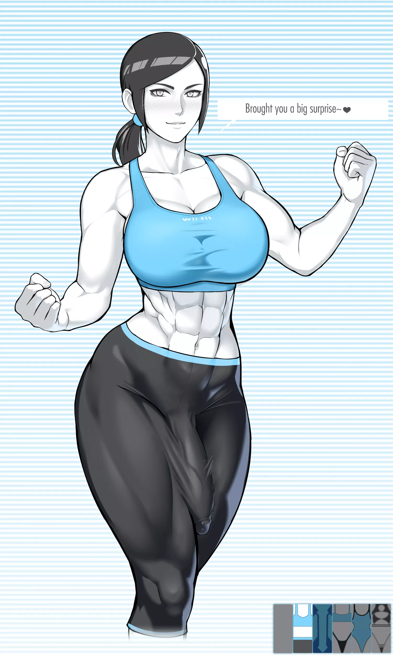 Wii Fit Trainer hides a surprise (NiseTanaka)