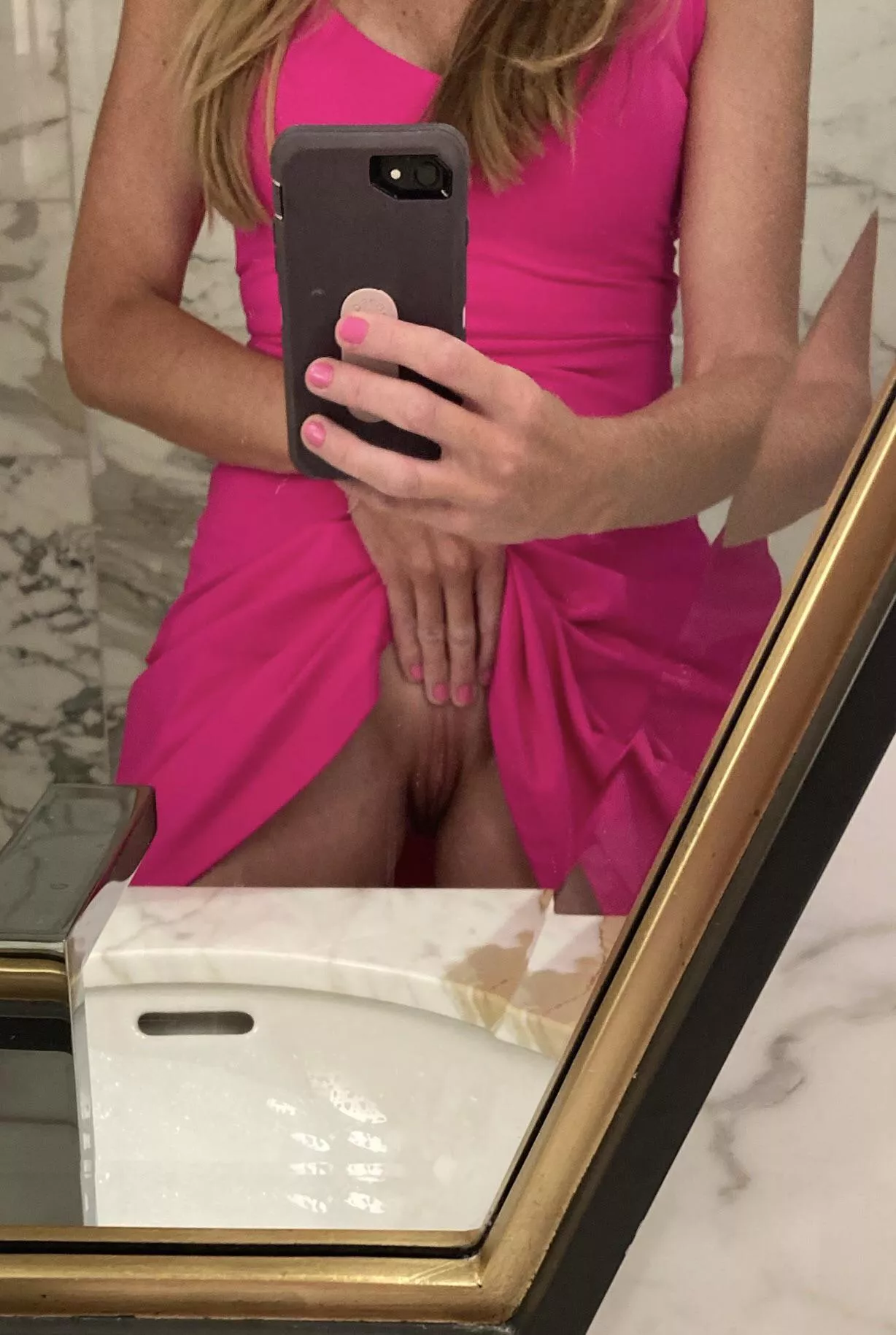 Would you fuck me in the bathroom while your wife sat at the bar?