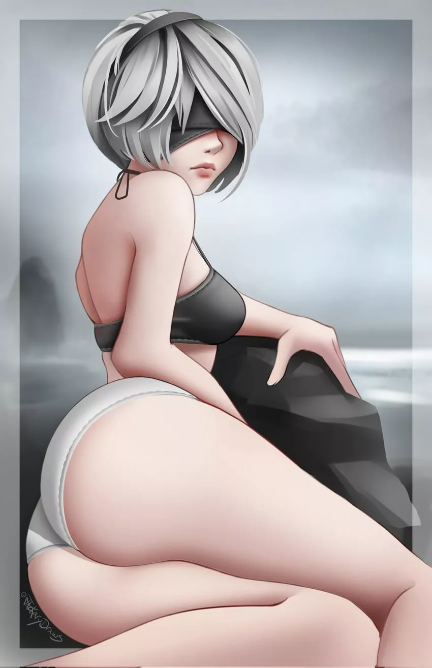 2B and her squishy thighs (jackary)