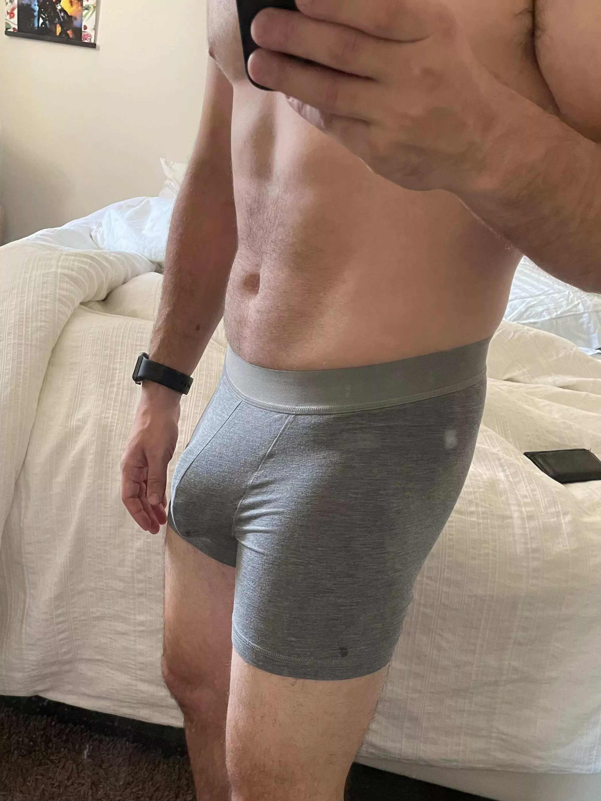 A bulge worthy of an underwear ad?