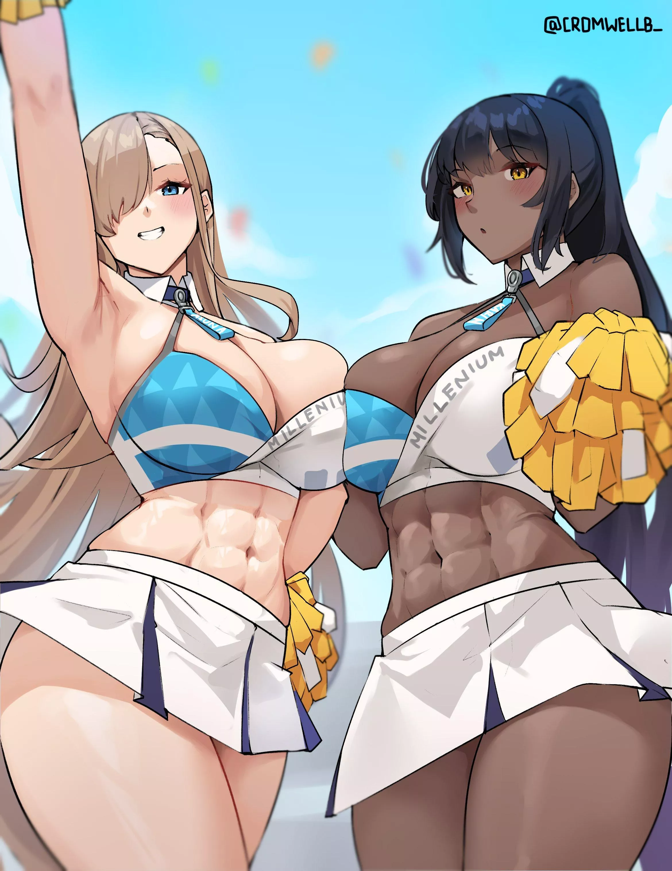 asuna & karin cheerleader (@cromwellb_)