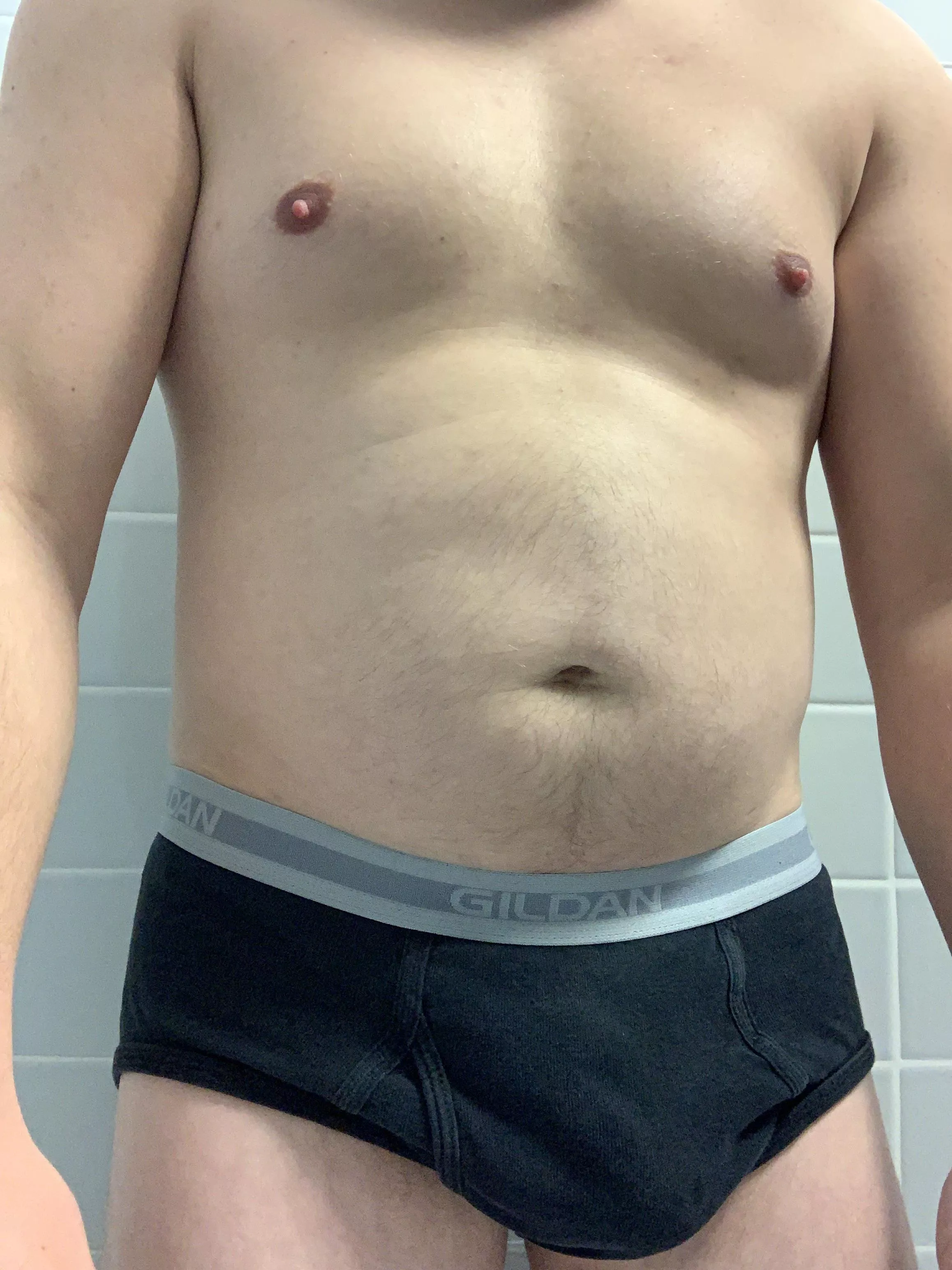 Briefs always get this cub going.