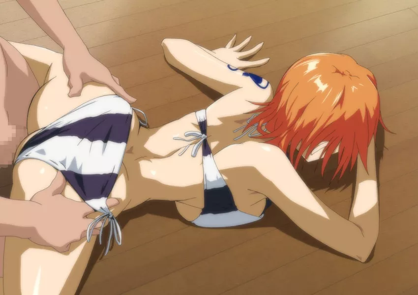 Dicking down Nami on all fours (kyabakurabakufu)