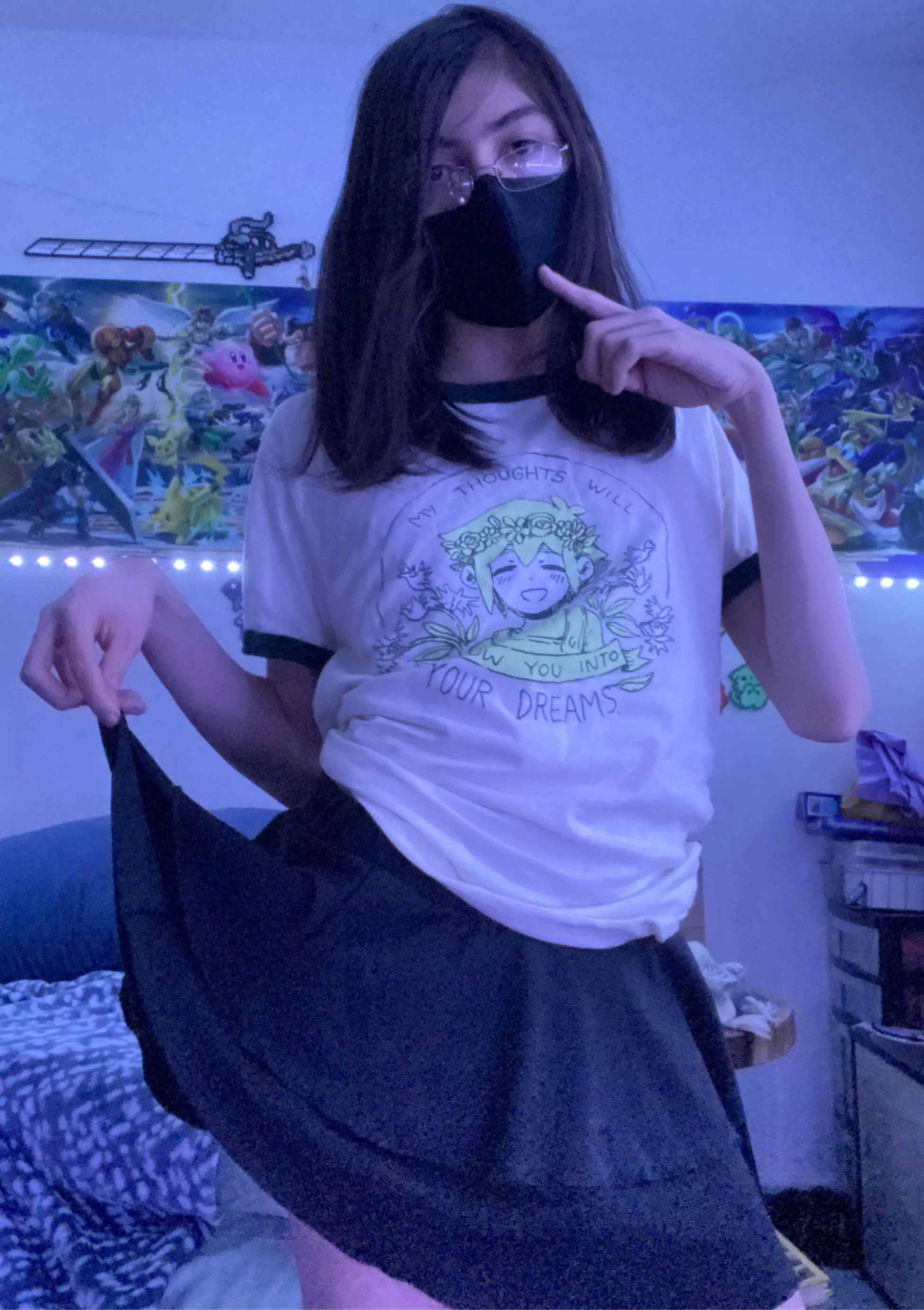 femboy friday is here! howâ€™s my skirt? ðŸ¤”