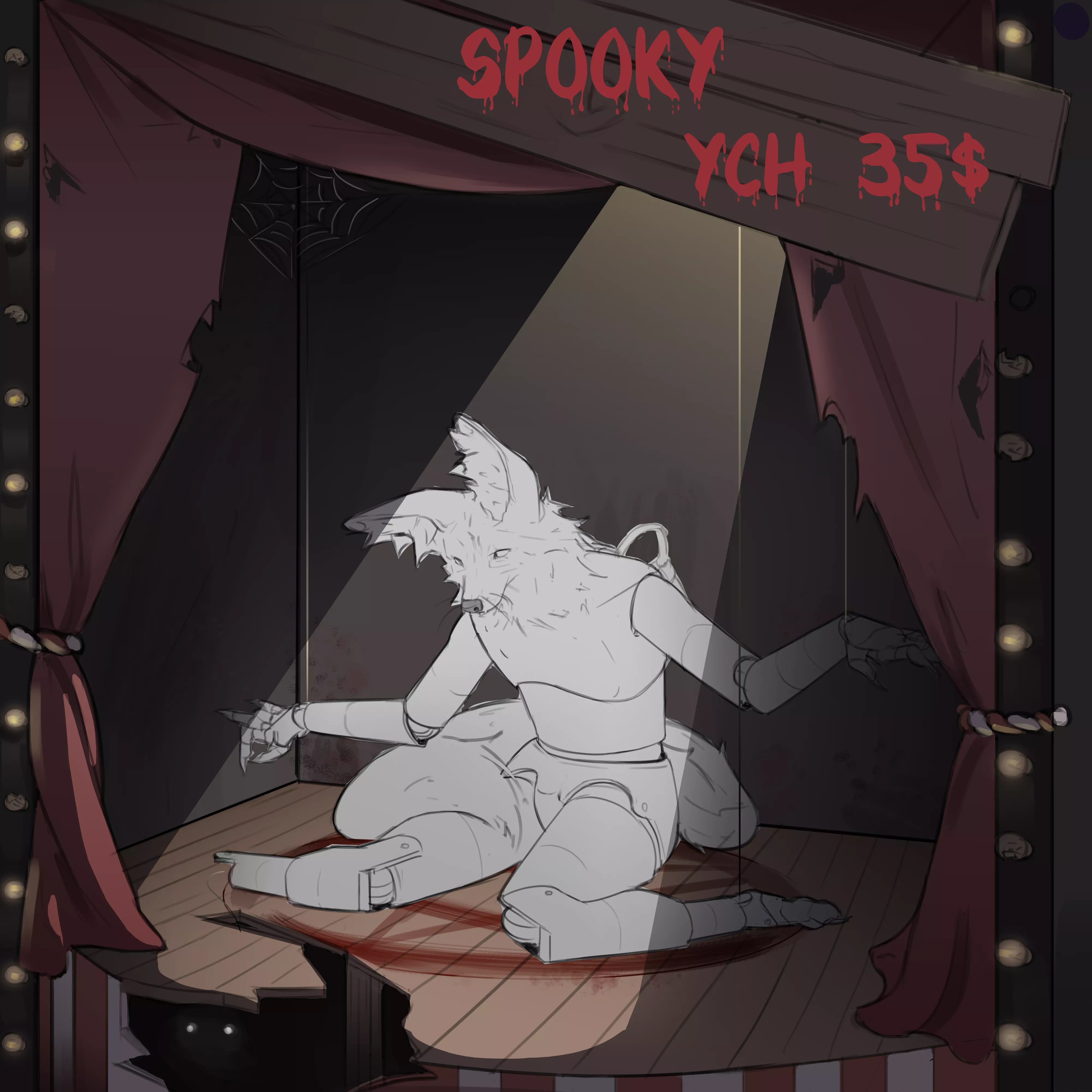 HALLOWEEN YCH OPEN! Art by me