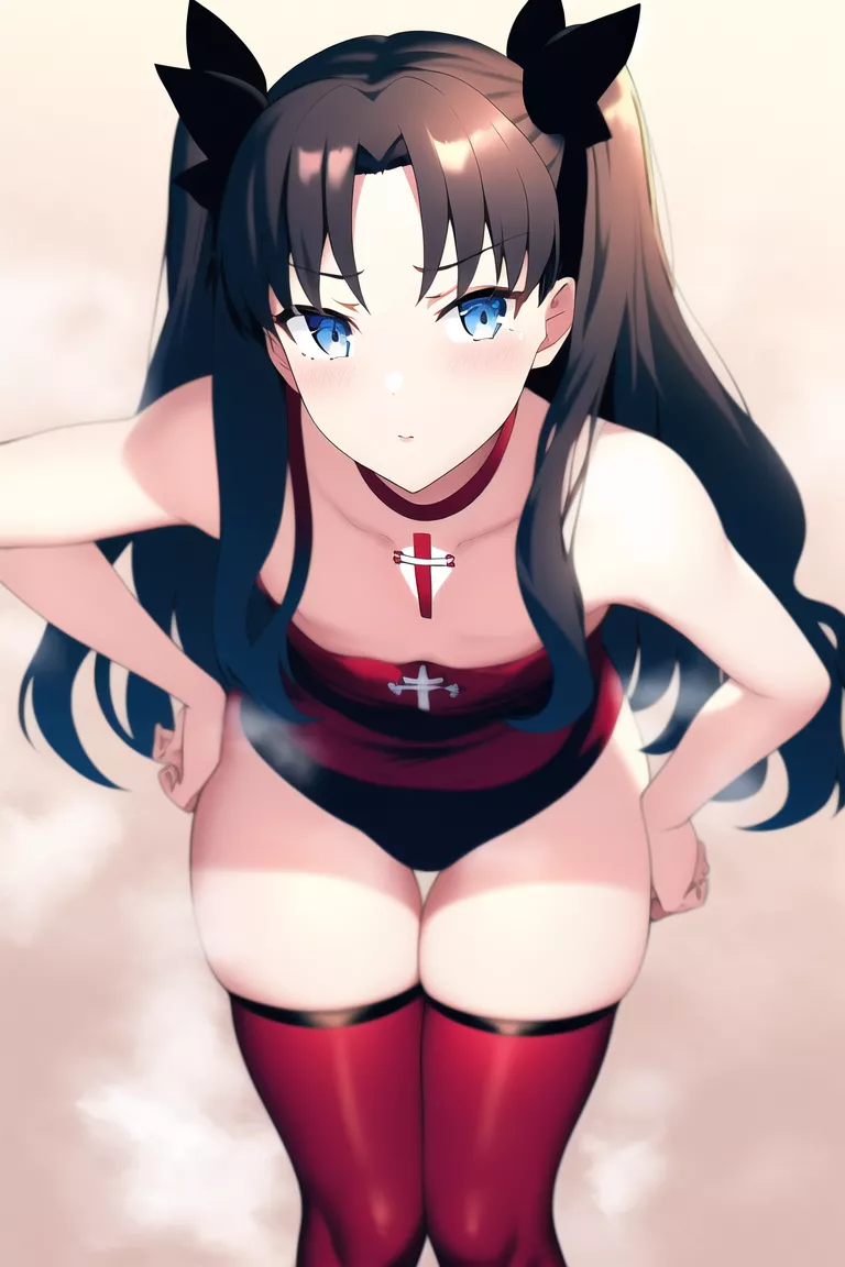 Rin in Red [ai-generated]