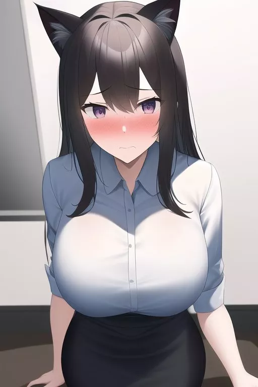 Thick office co-worker [NovelAI]