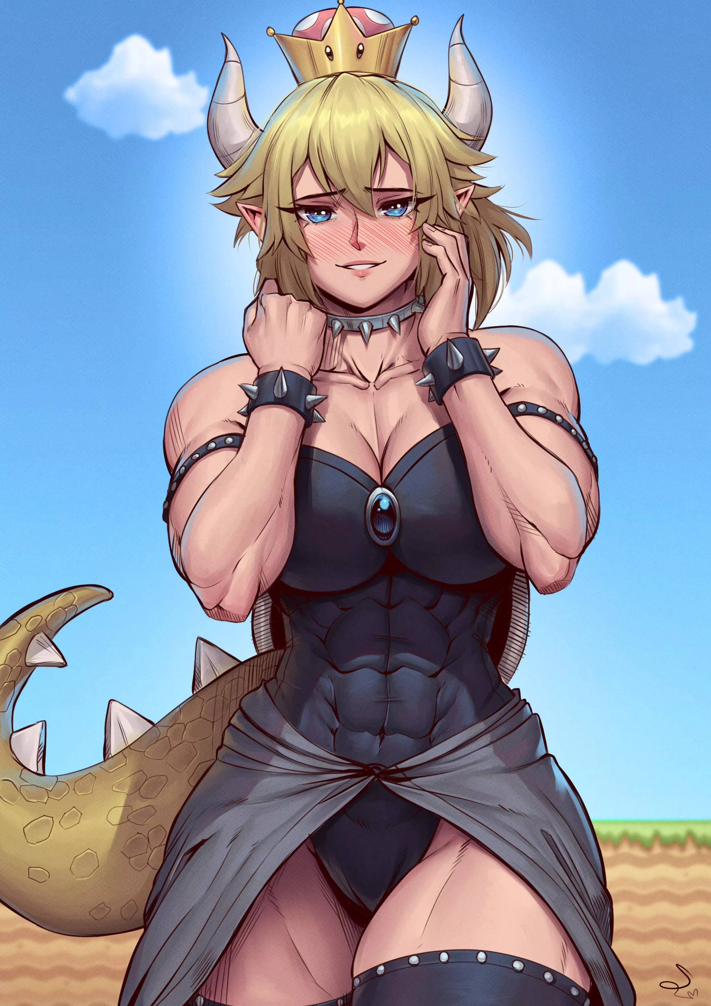 Bowsette [Artist: SpeedL00ver]