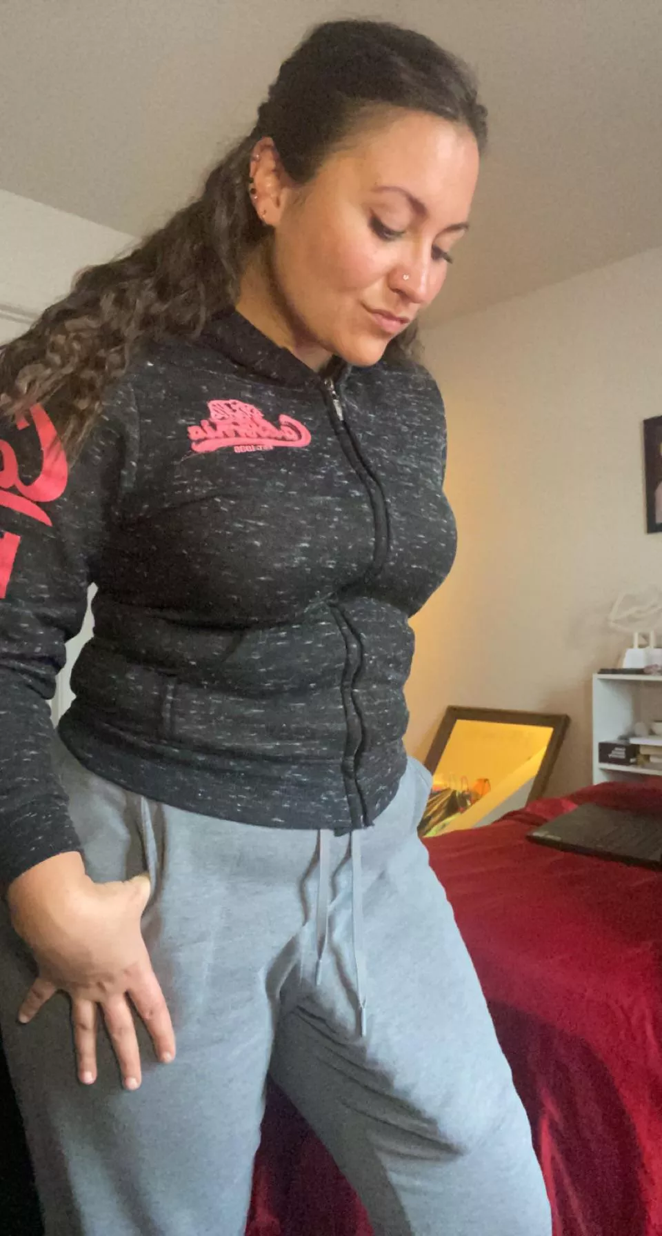 HOT OR NOT?? Grey sweatpants season femdom edition.