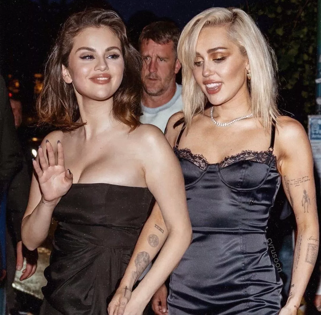 Selena Gomez and Miley Cyrus