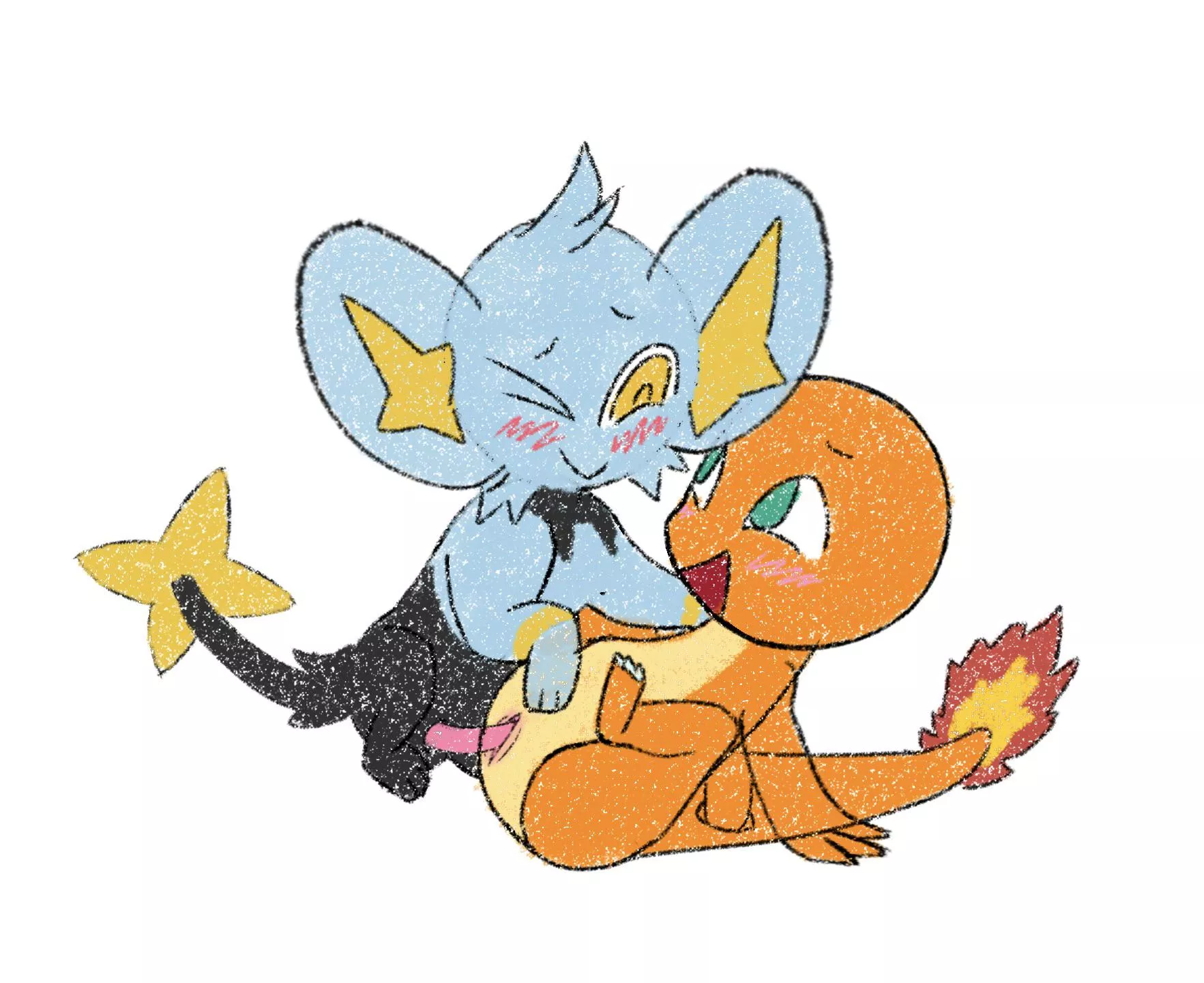 Shinx and Charmander [MF] (LesbianLovingMommies)