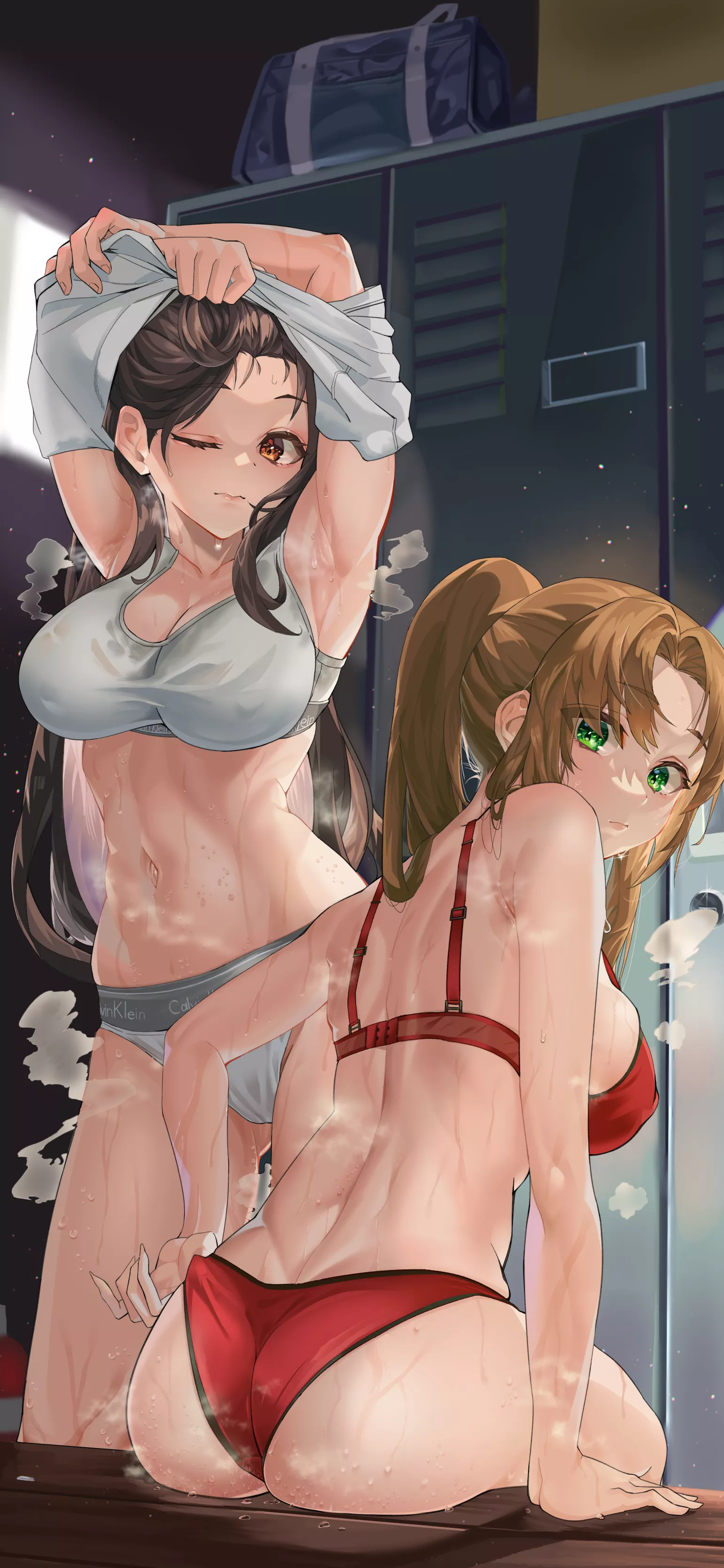 Tifa And Aerith Hot In The Locker-room (Snarkhunt)