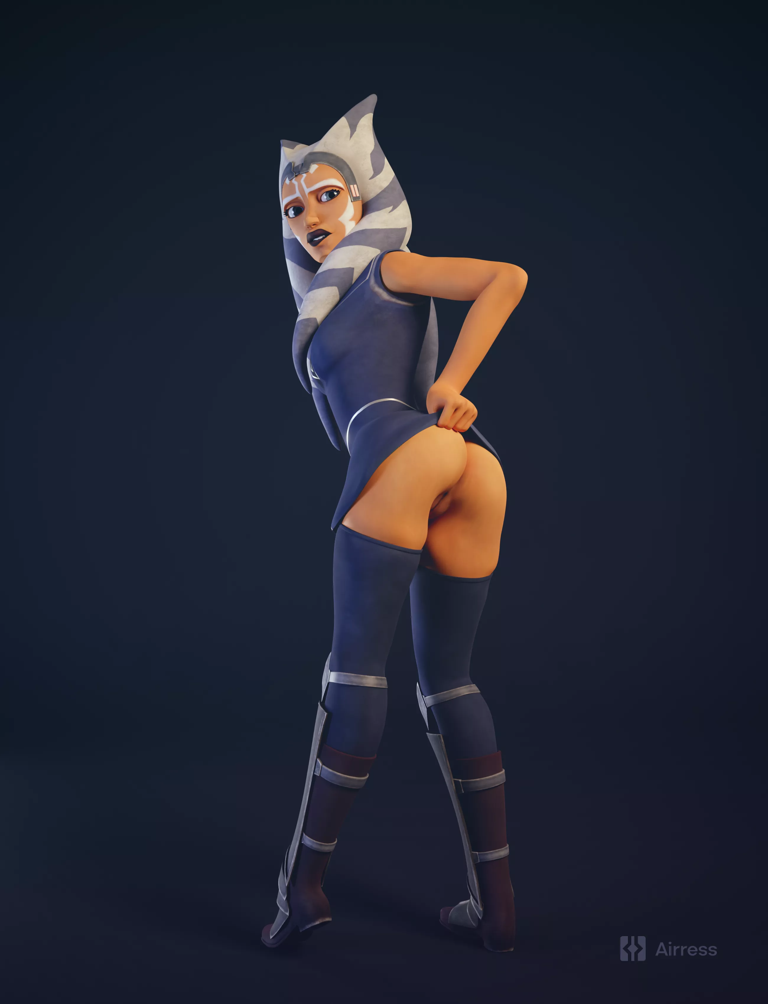 Ahsoka going commando (Airress)