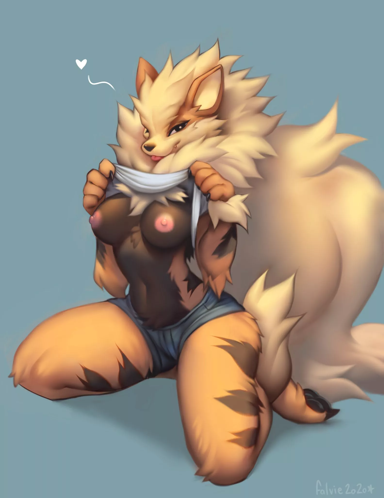 An Arcanine and her (chest) puppies [F] by falvie