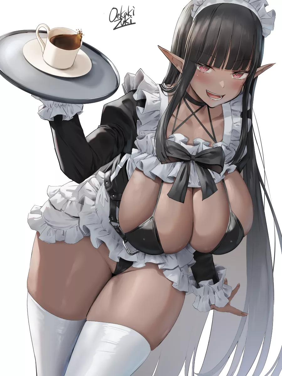 Dark elf maid [Original]