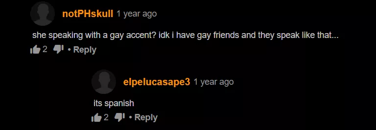 I guess Spanish is a gay language now