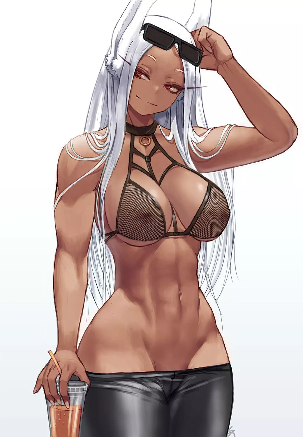 Miruko's see-through shirt (ZefraBlue)