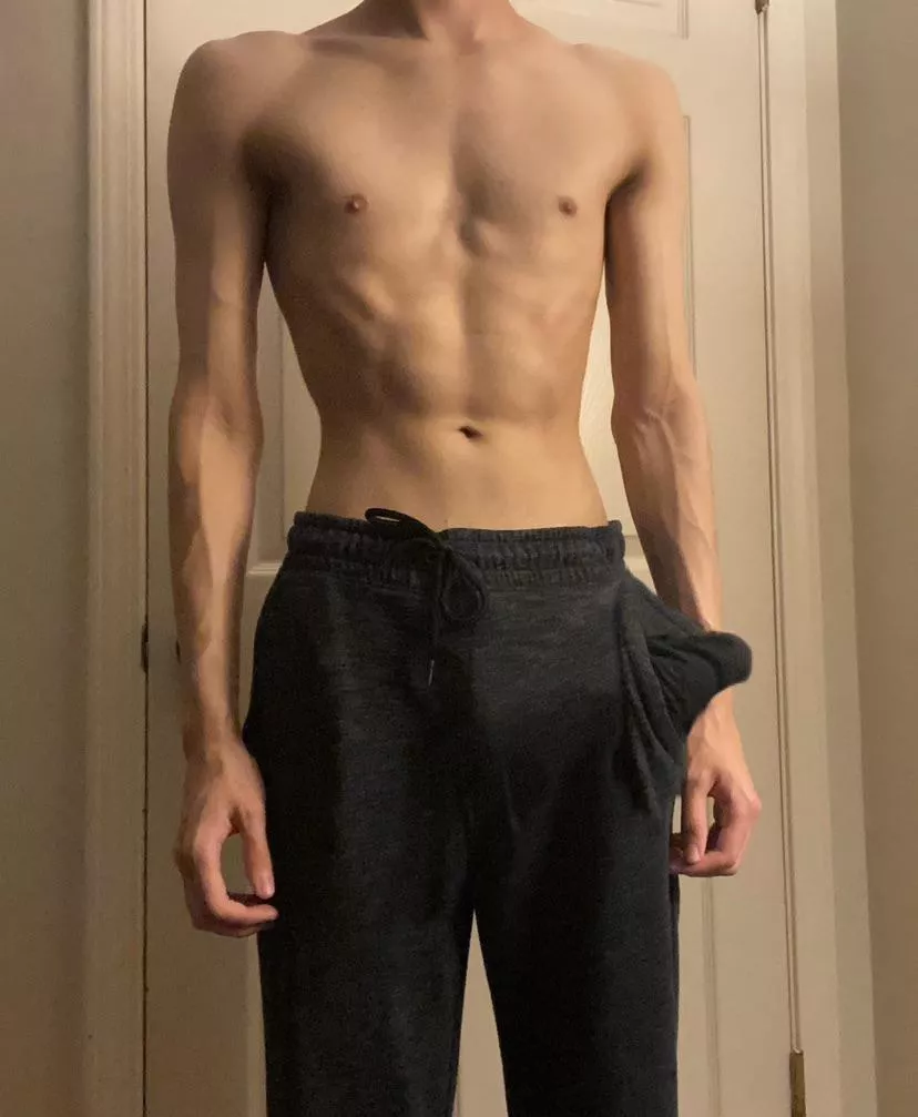 my cock vs sweatpants