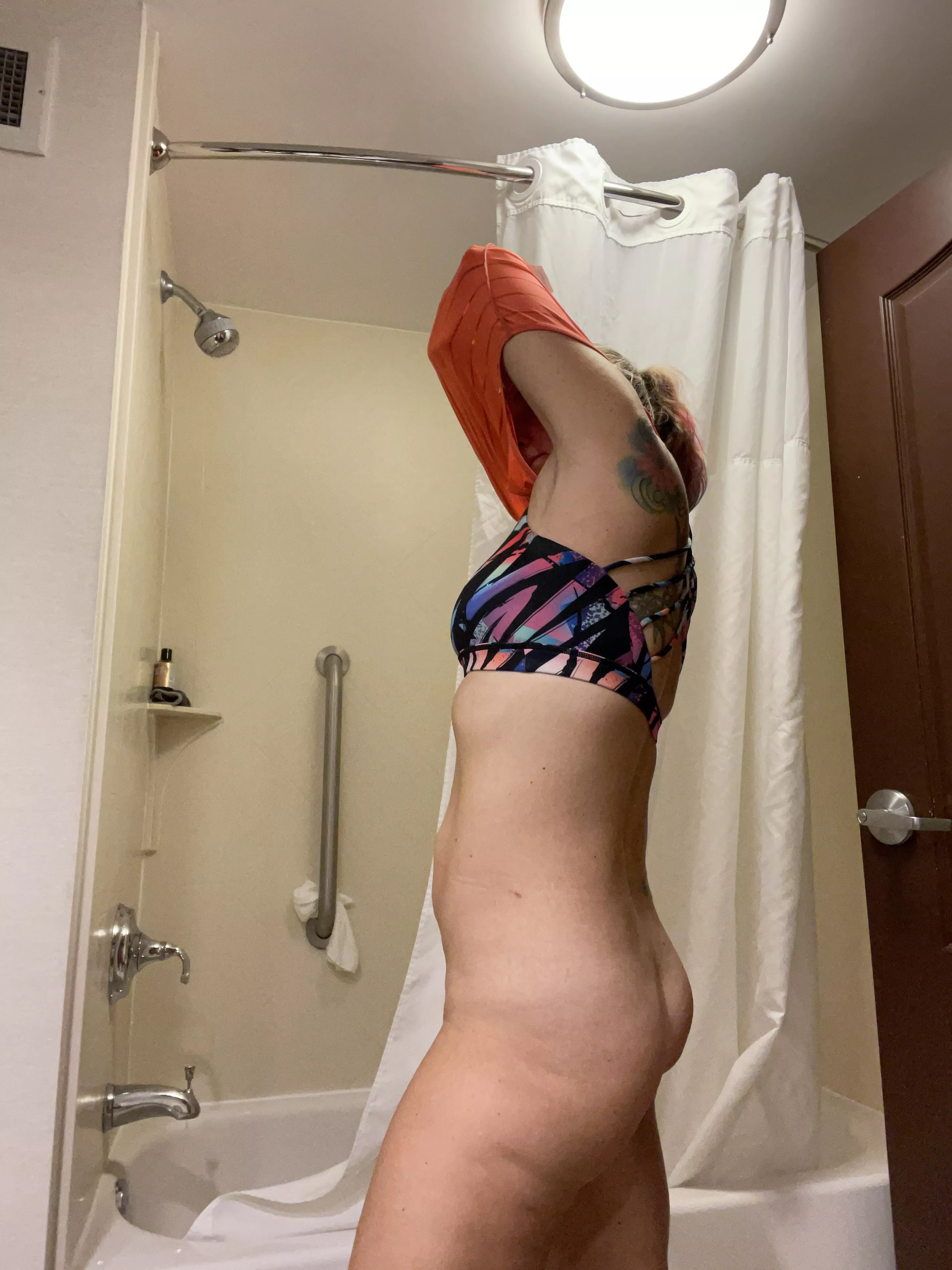 Post run shower …. (F)