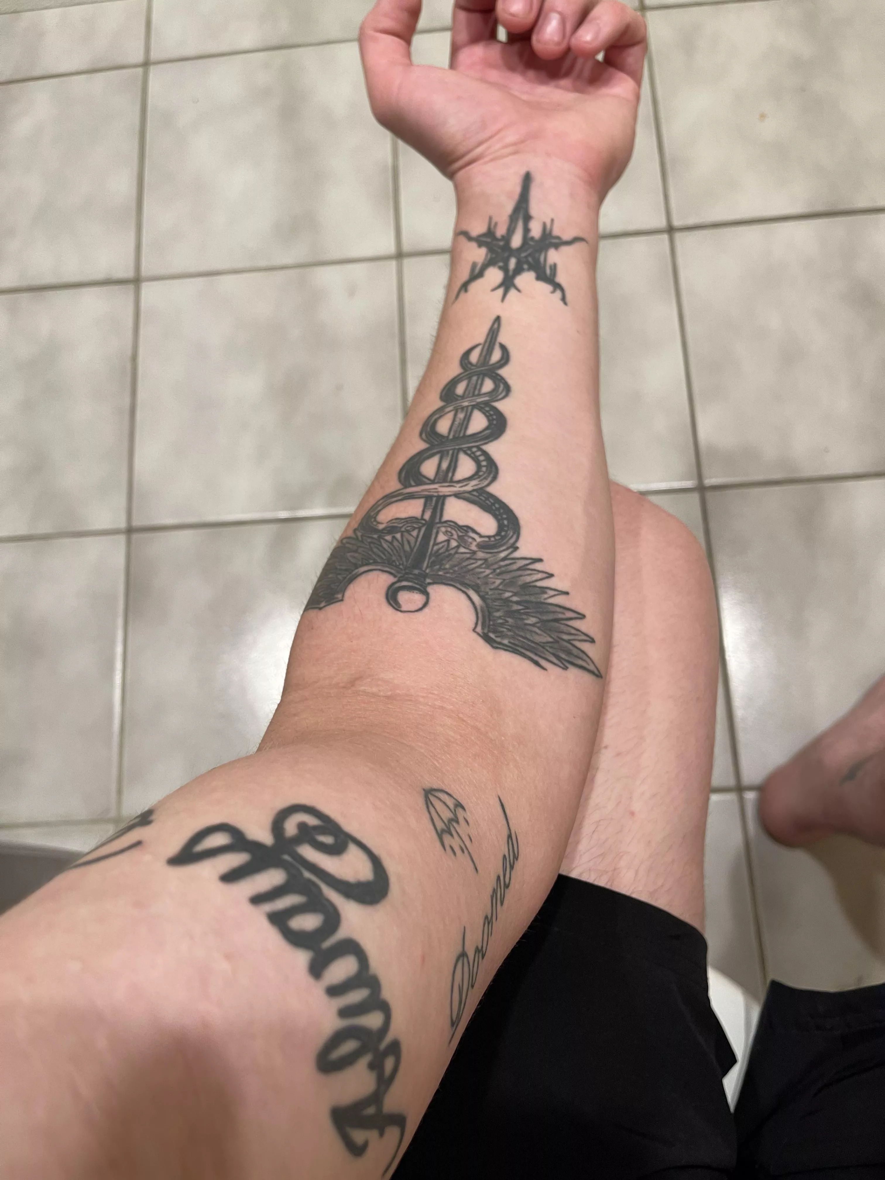 Someone was curious about the tattoos, here you go!