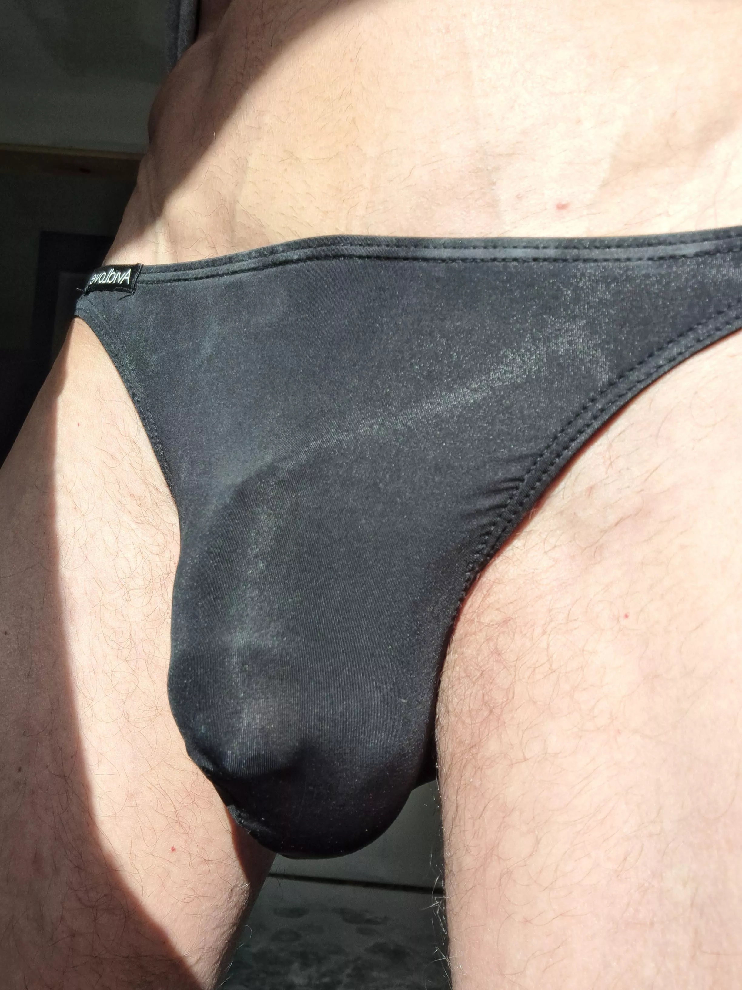 Sunday panties and buldge