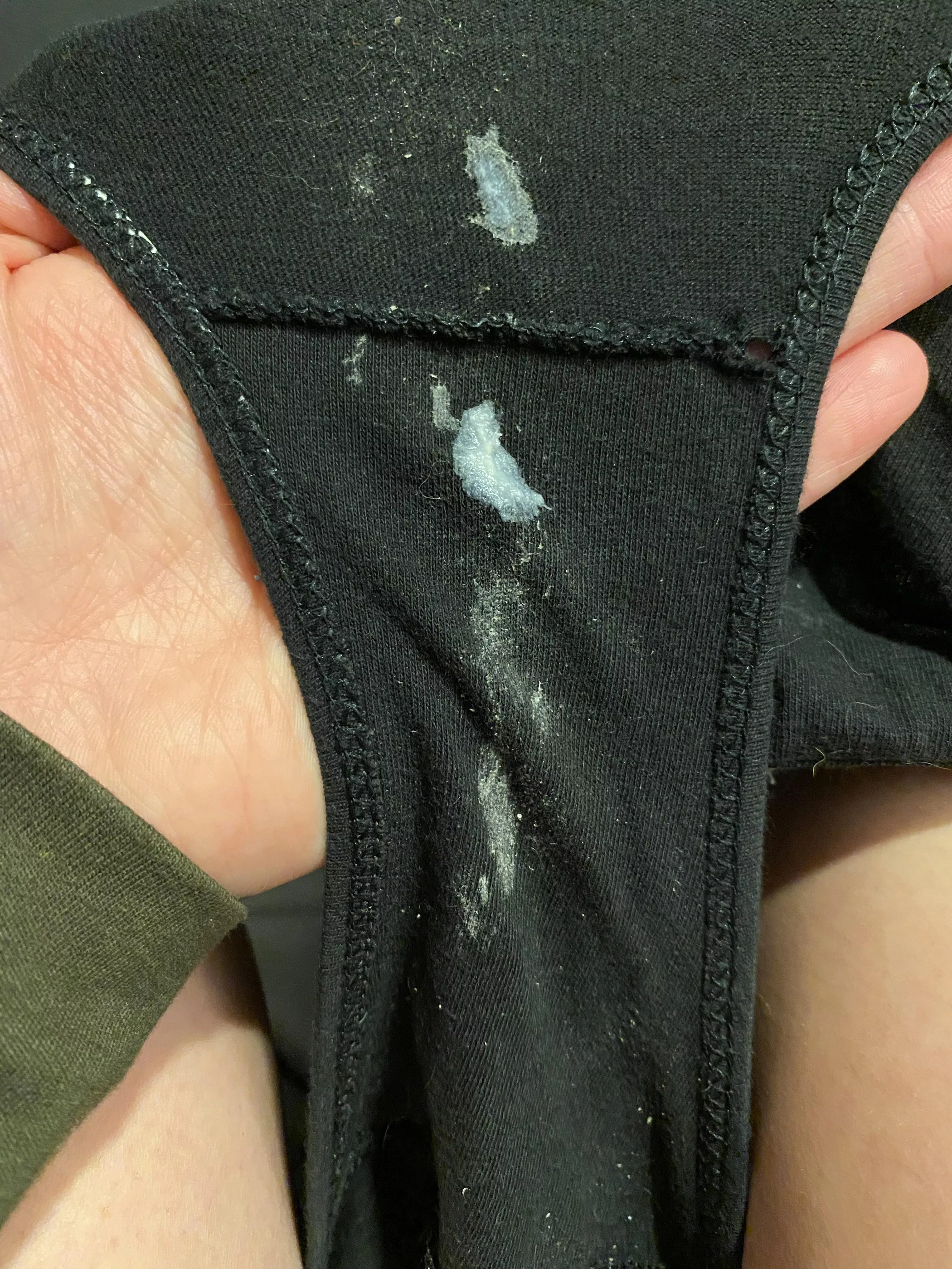 Work panties up for grabs after my barista shift ðŸ–¤âœ¨ ready to SHIP for $30, but add ons available babe! [selling]