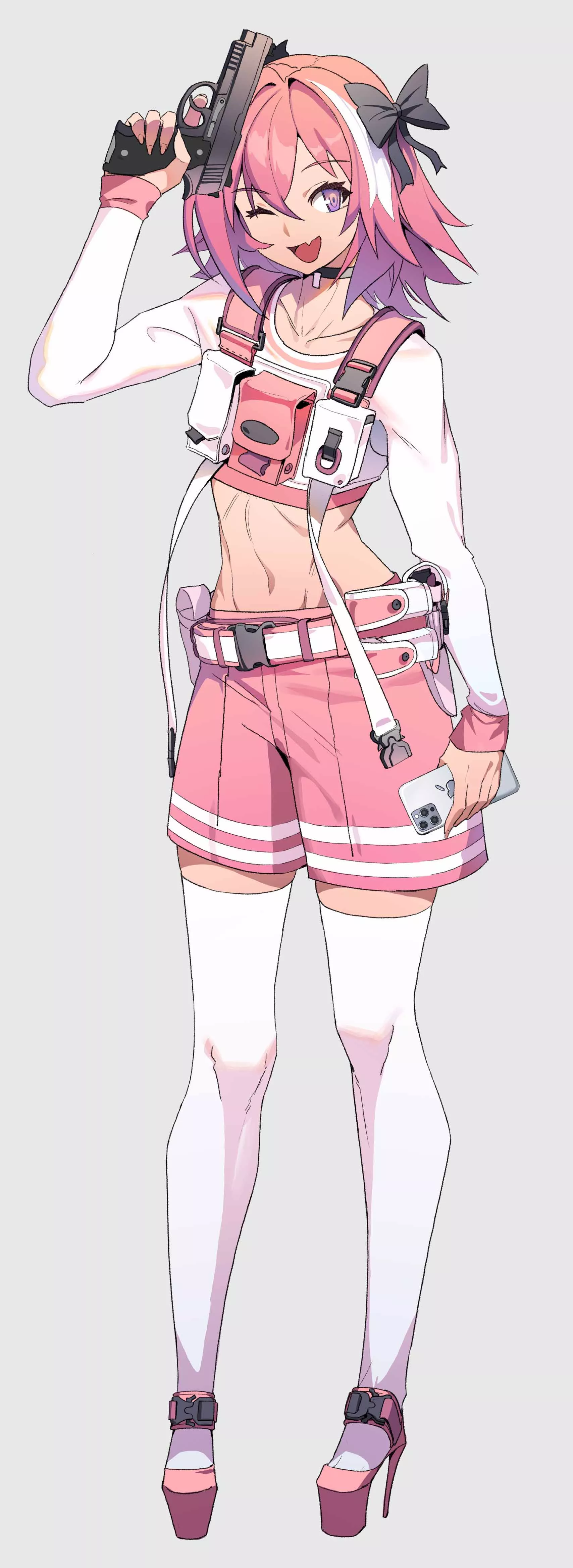 Astolfo sure is a femboy he has a gun