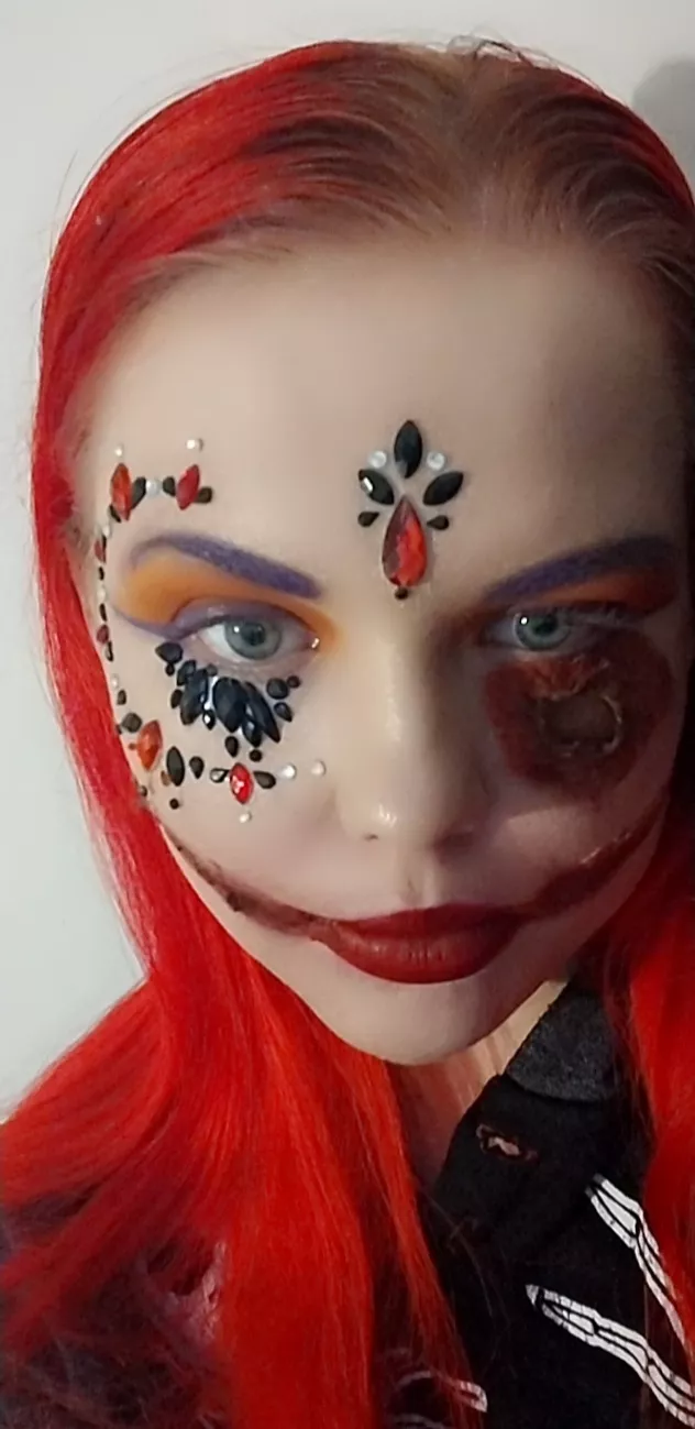 Continuing my 7 Deadly Sins makeup - today Gluttony TW:FAKE BLOOD AND FACIAL MUTILATIONS