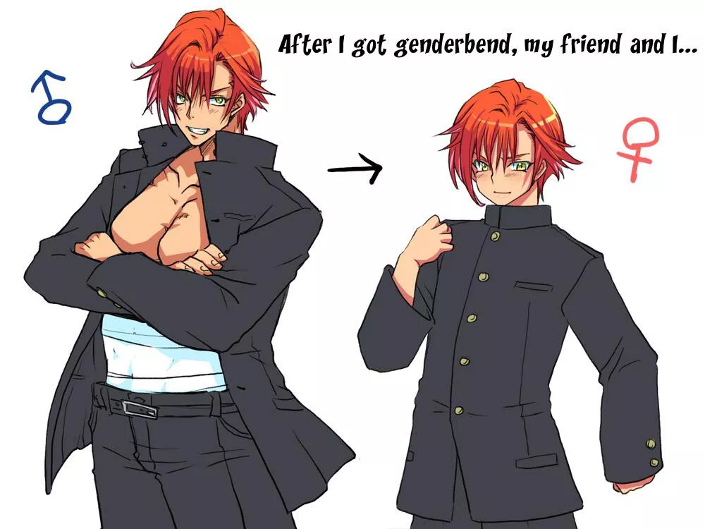 [Eroe] After I got genderbend, my friend and I...