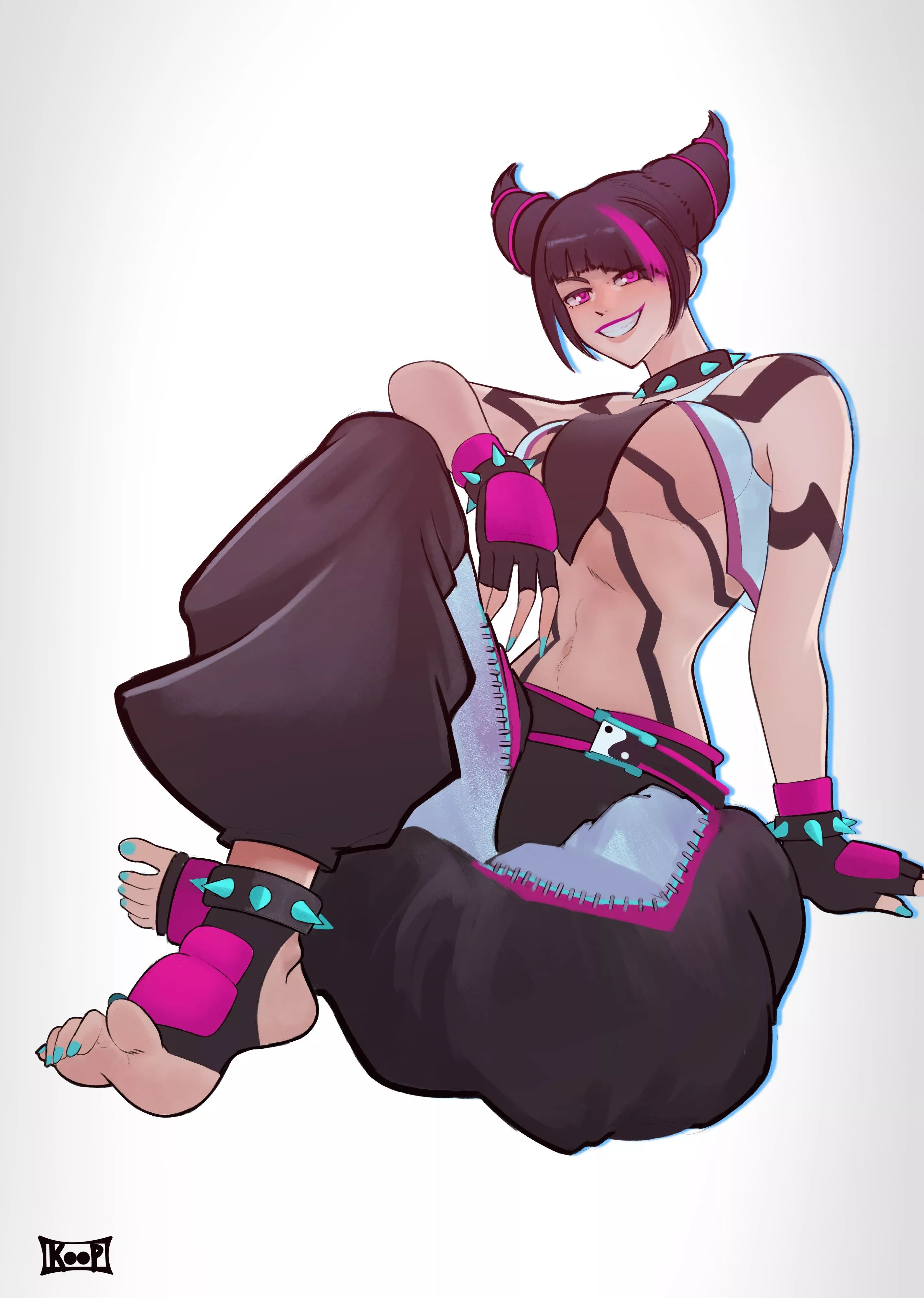 Juri Han Toe Tease (kooprite) [Street Fighter]