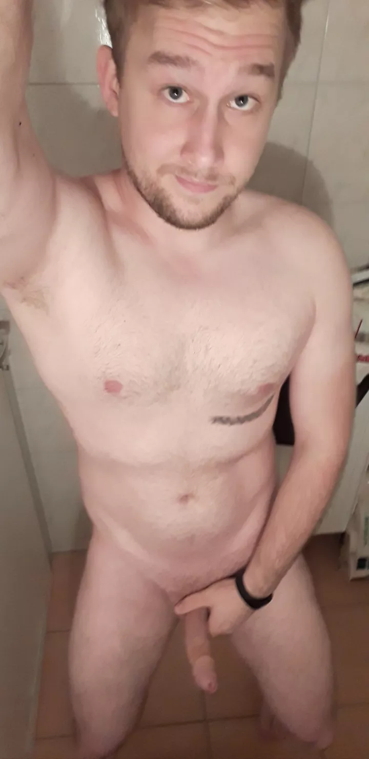 Just got out of the shower. Wanna get dirty together? [DM's encouraged]