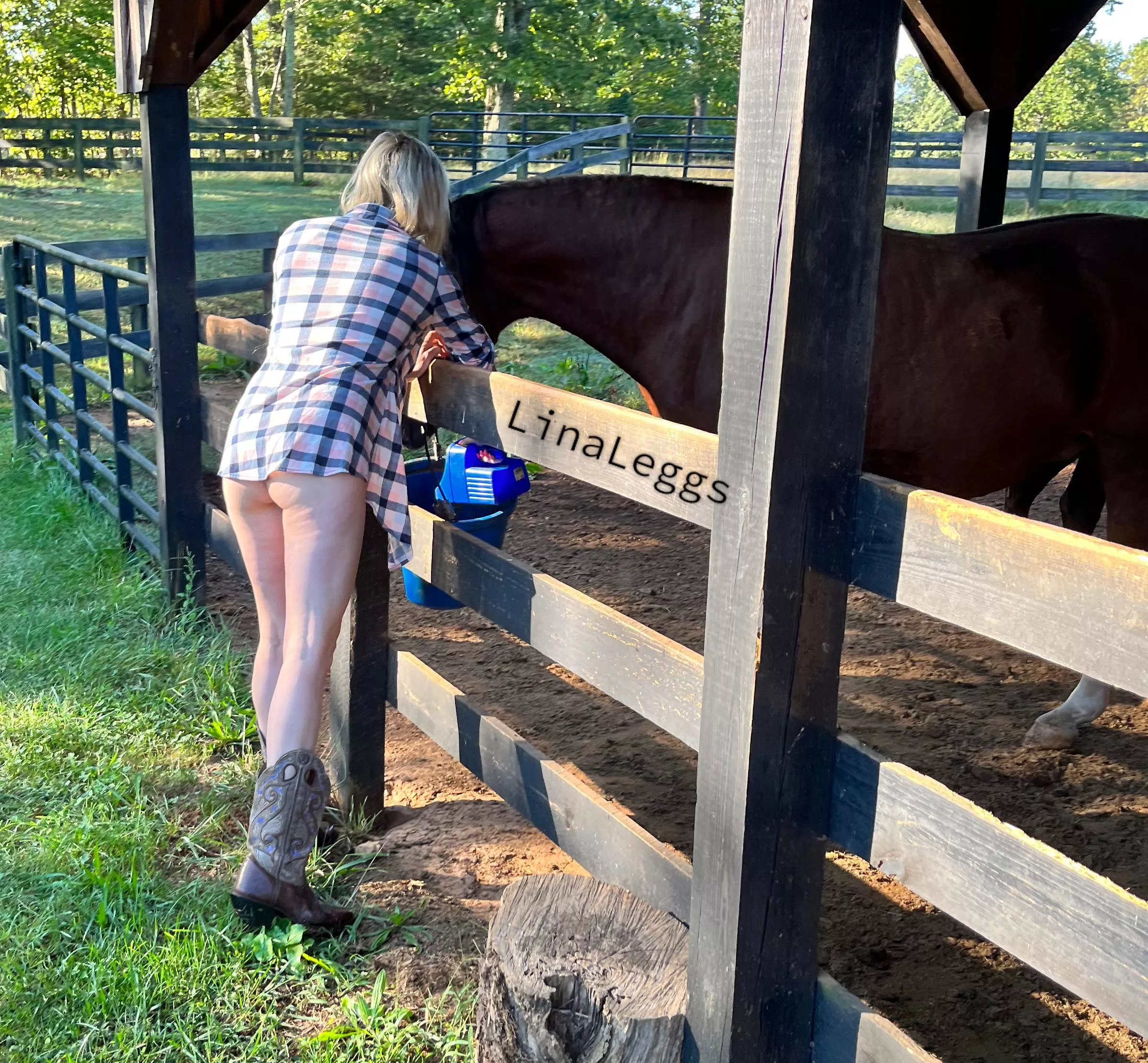 Next time can I wear your flannel during morning chores?