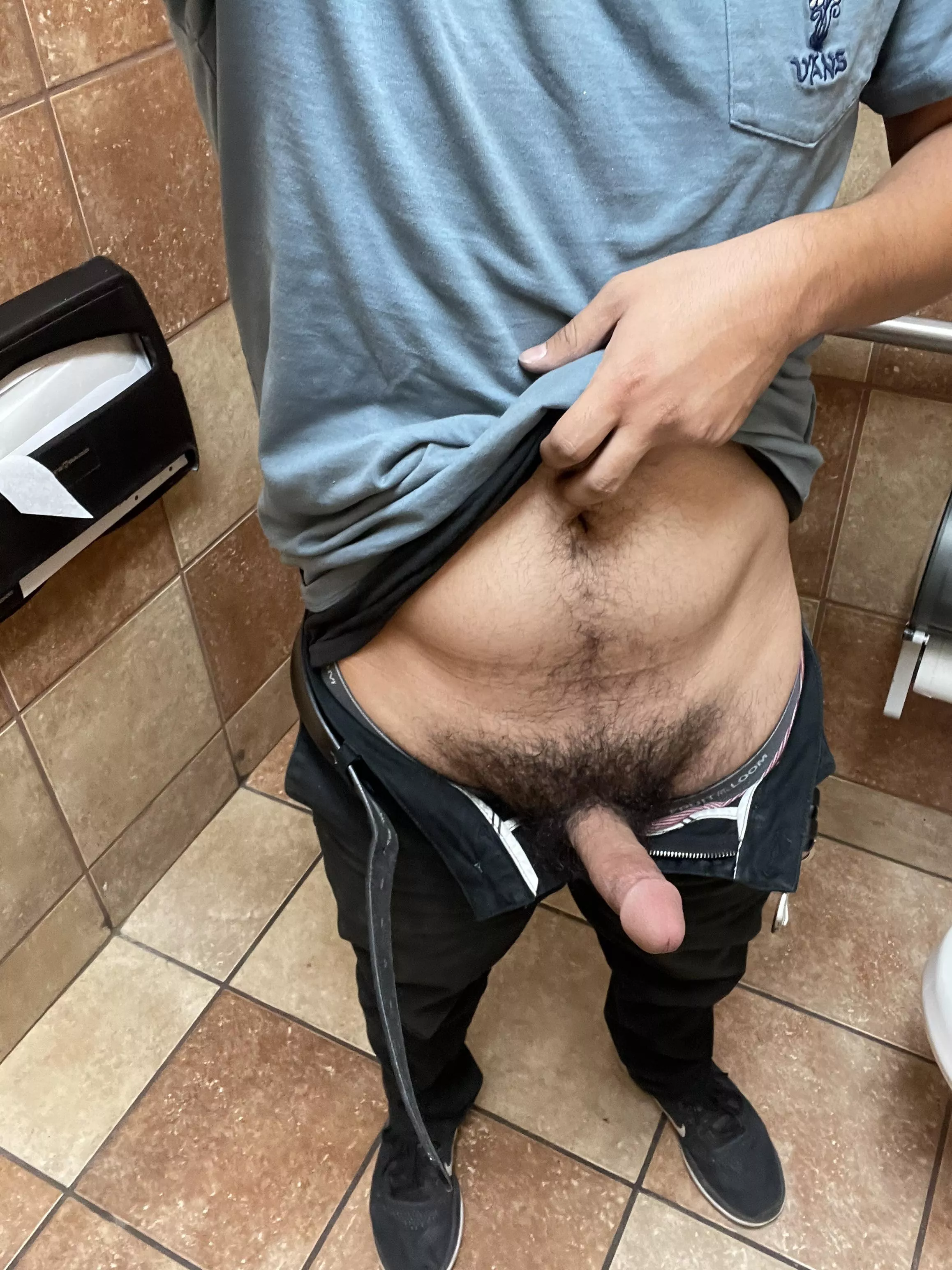 Quickie in the bathroom?