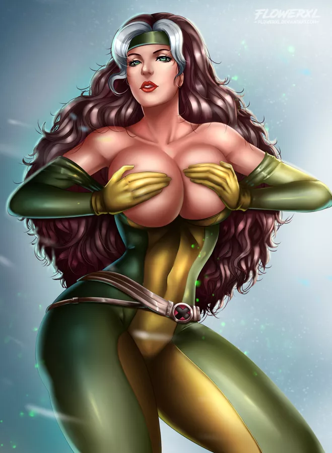 Rogue's Big Tits ( Flowerxl) [Marvel]