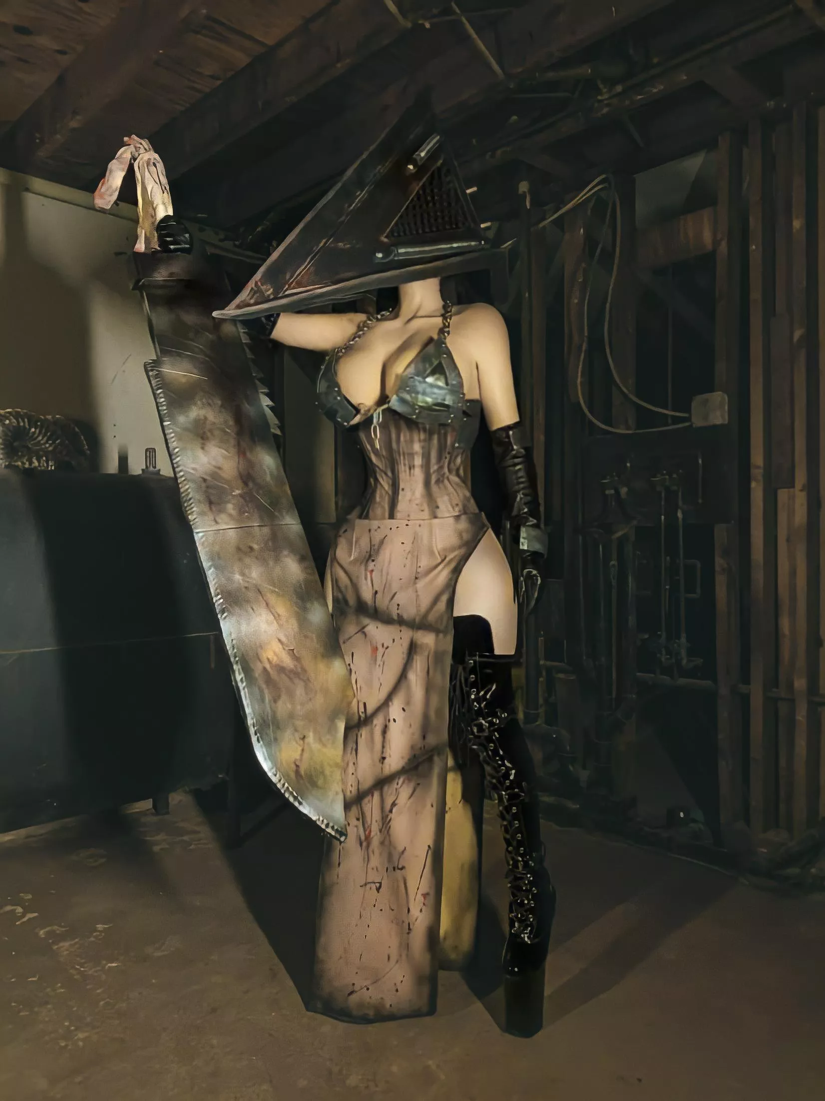 Silent Hill Pyramid Head Cosplay by Paralllaxus