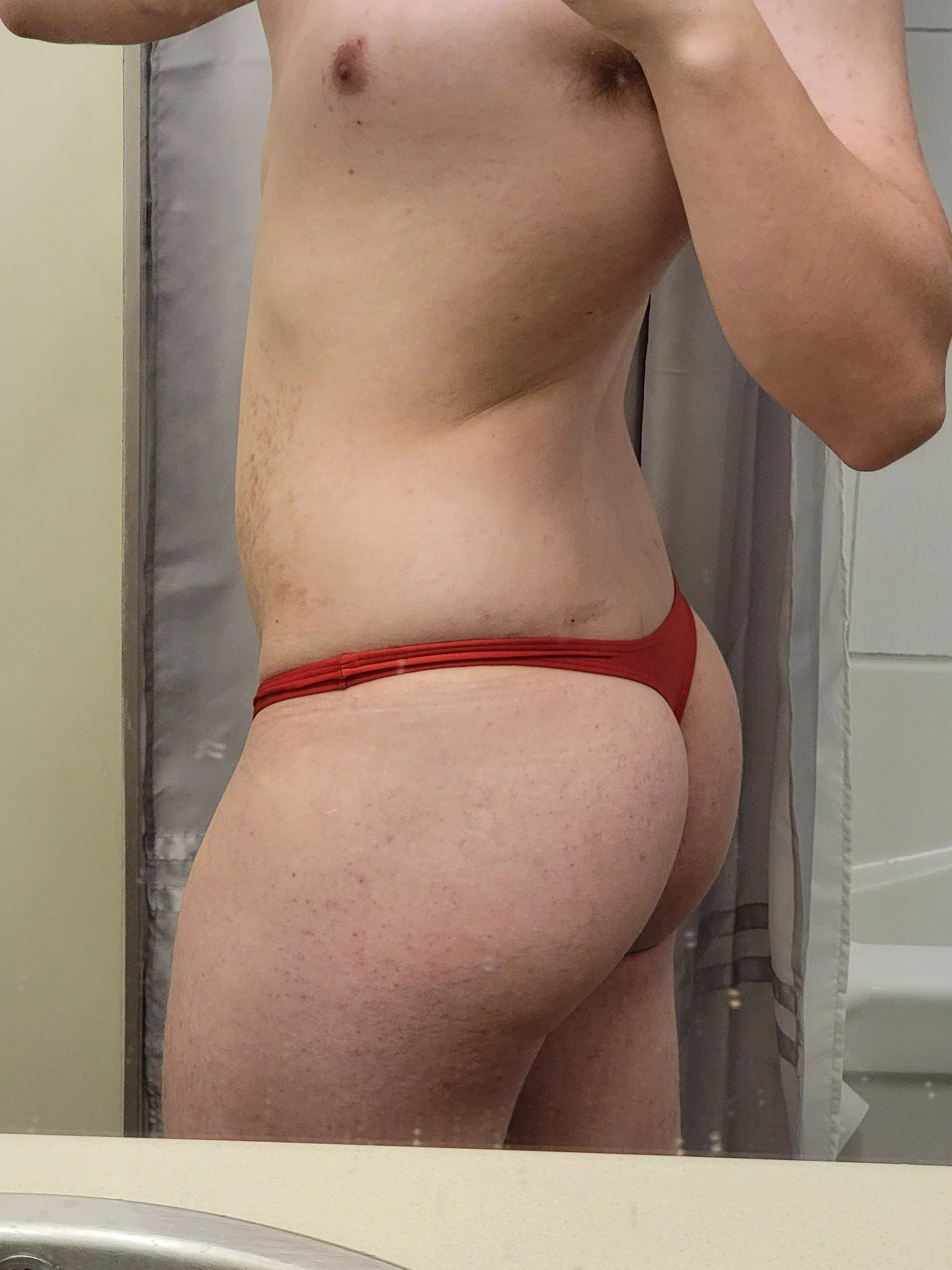 been walking a lot lately, my ass has gotten a little rounder