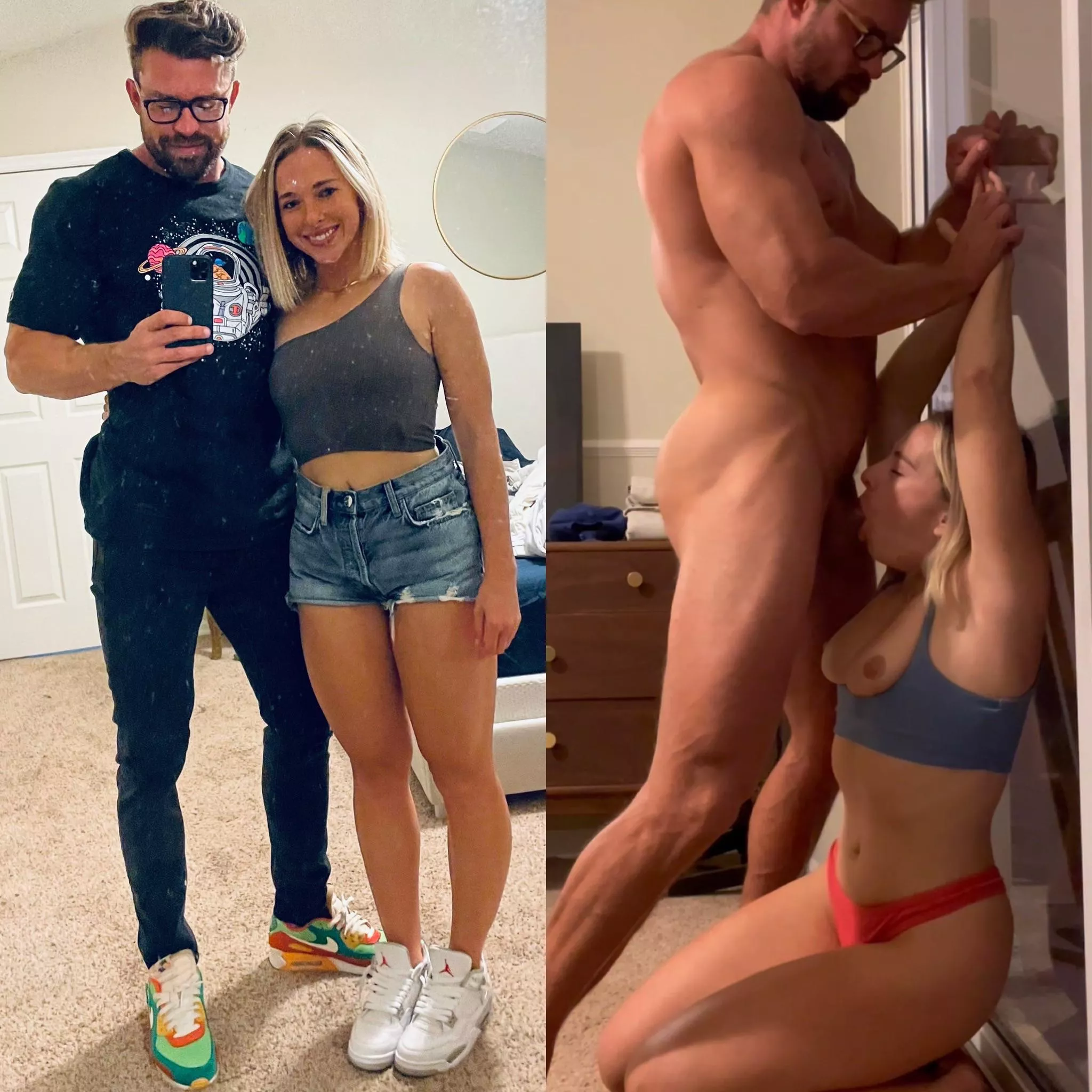 Before our date night vs after our date night