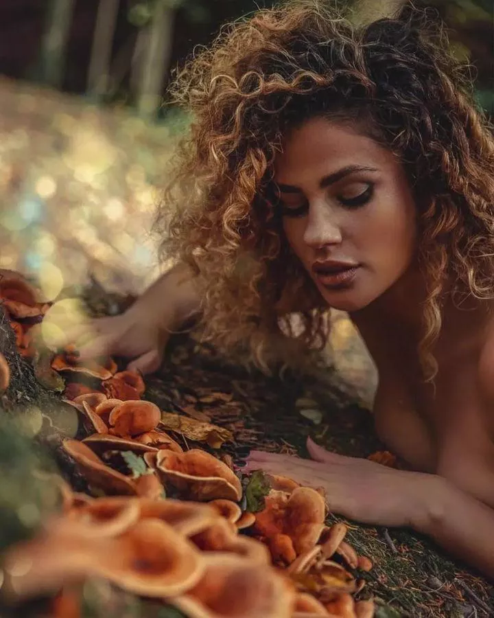 Curls fallen to the forest floor