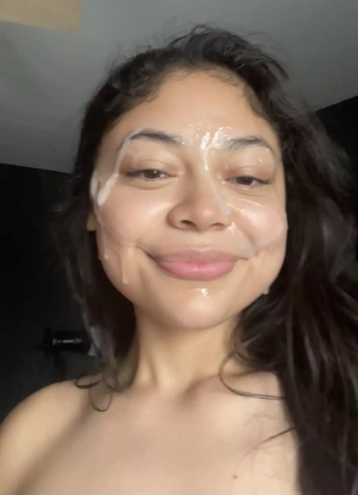 Im the happiest with cum on my face