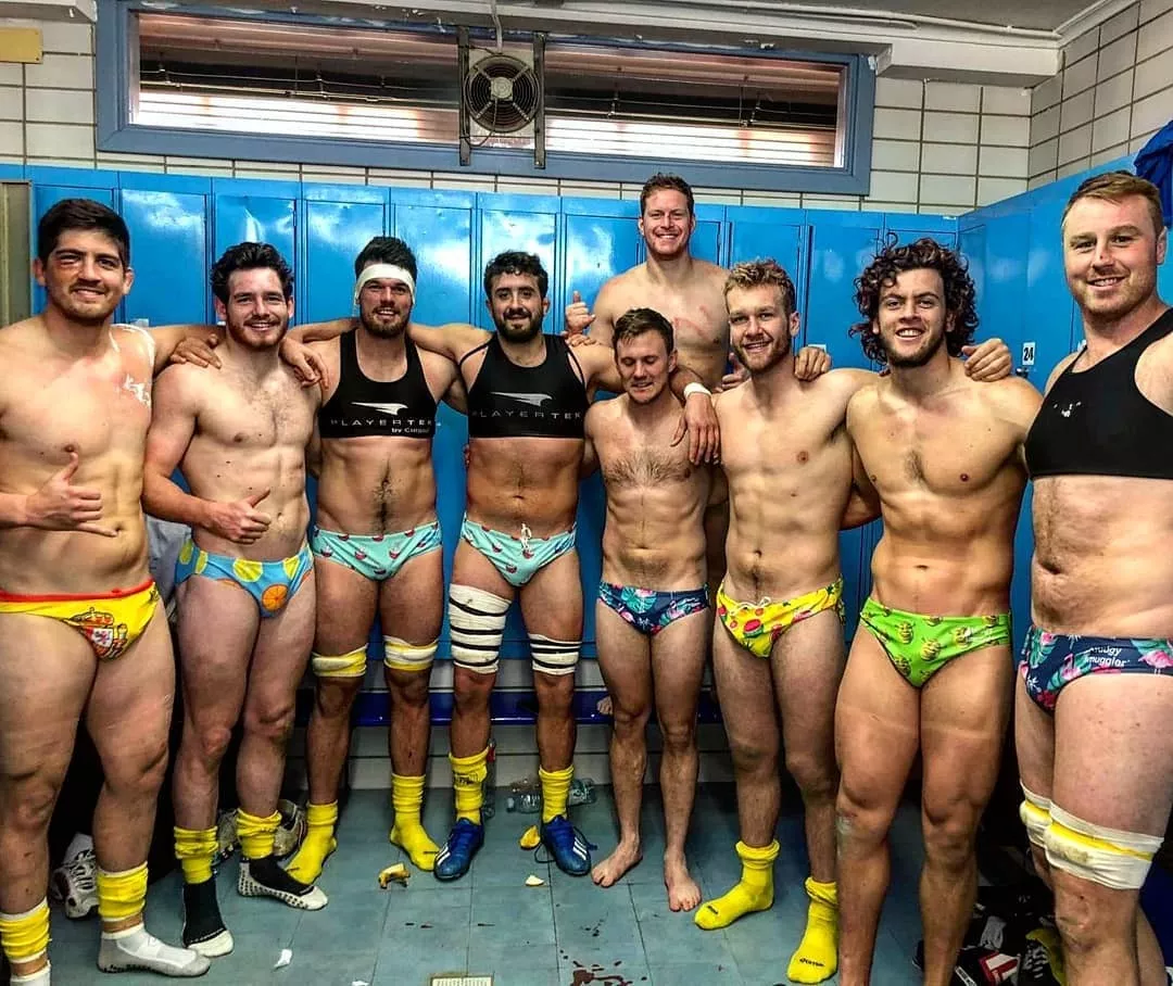 In the locker room