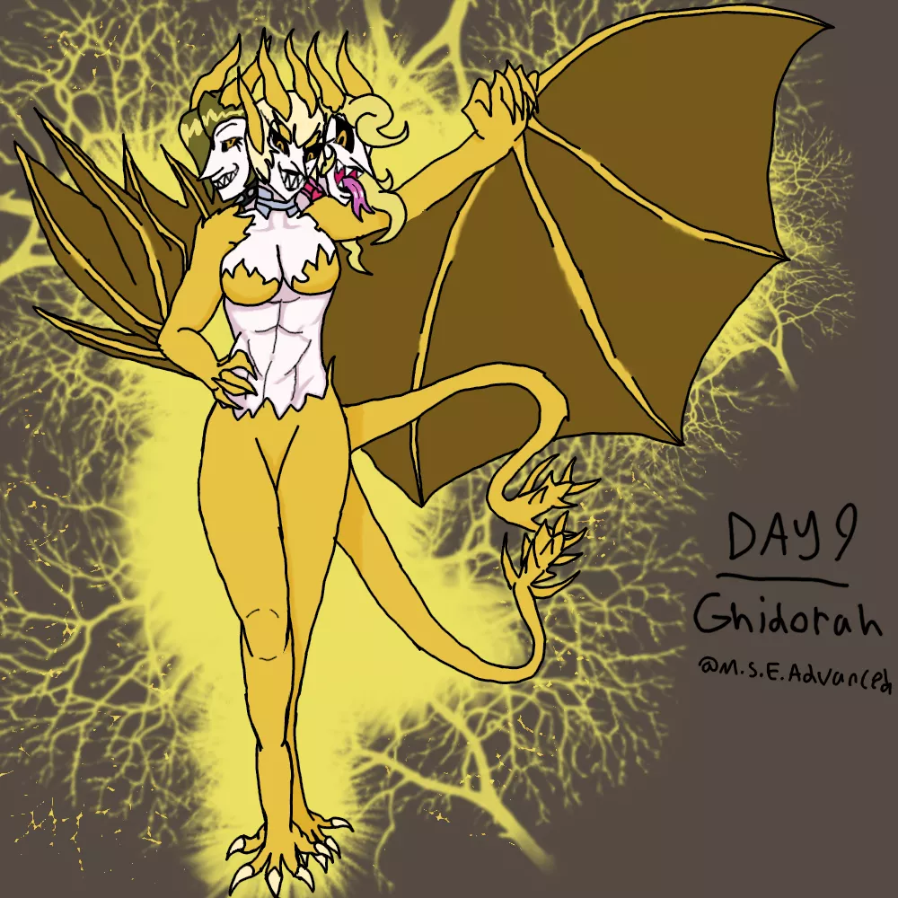 [OC] MGO Day 9: Queen Ghidorah