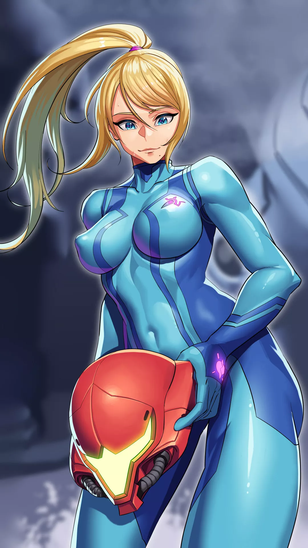 Samus Aran Ready To Suit Up (Lyoung0j ) [Metroid]