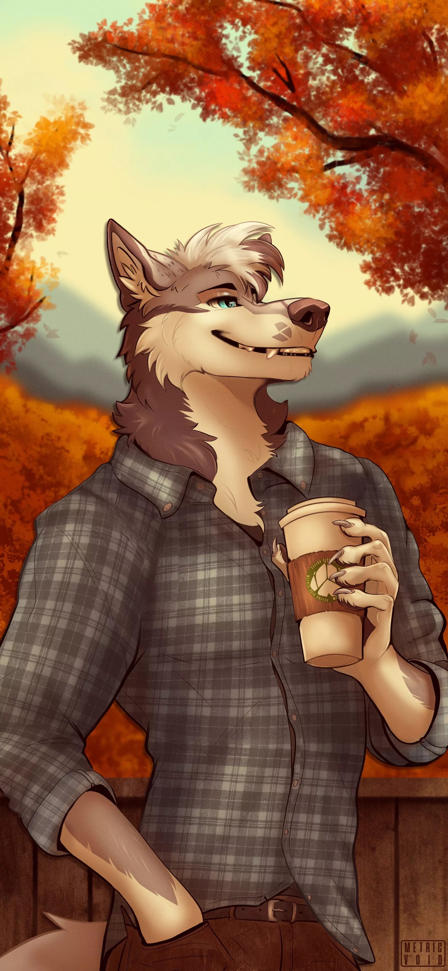 Wolf & Coffee [MetricVoid]