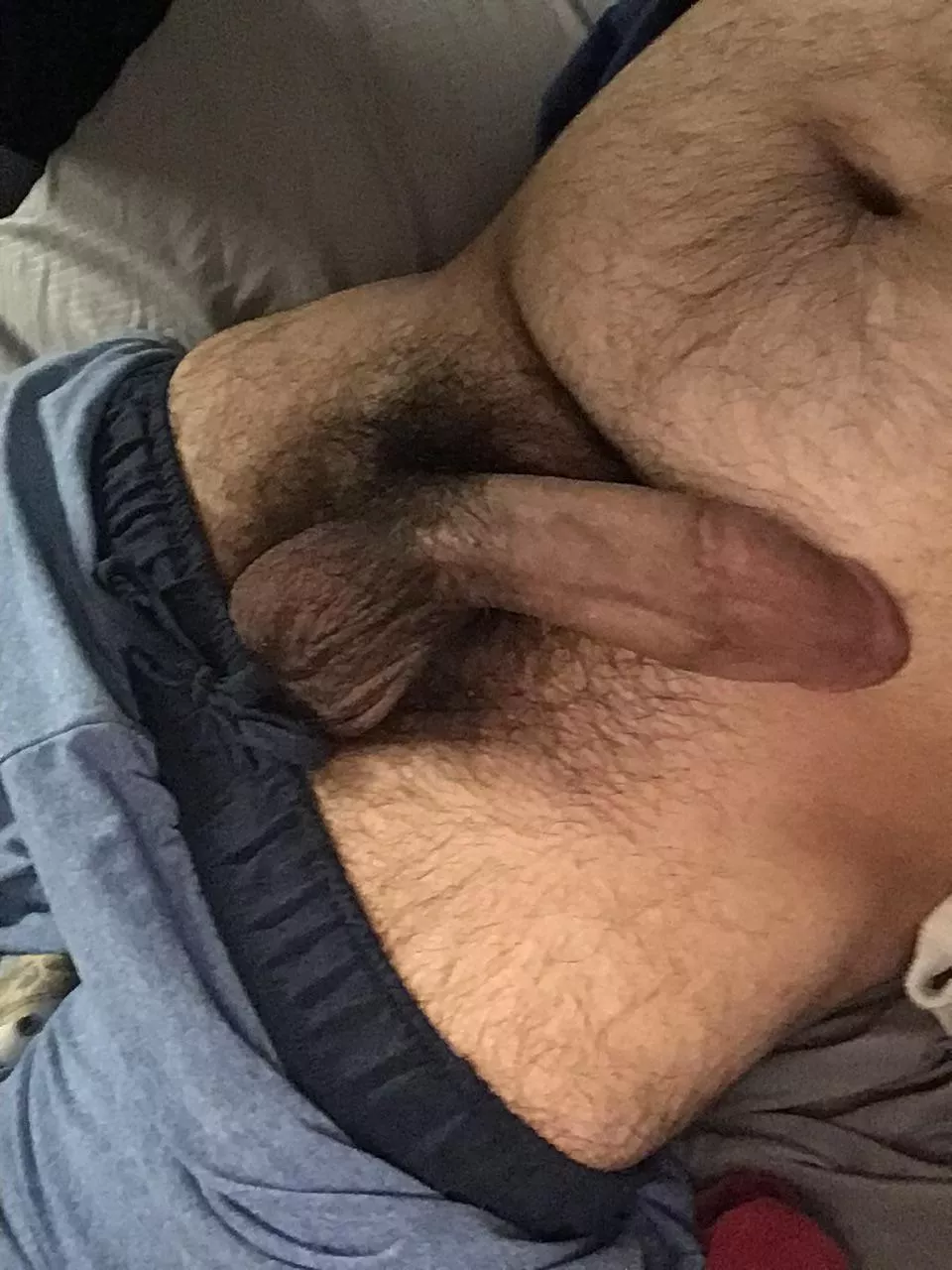 Would be nice to have a hand or two wrapped around this big cock