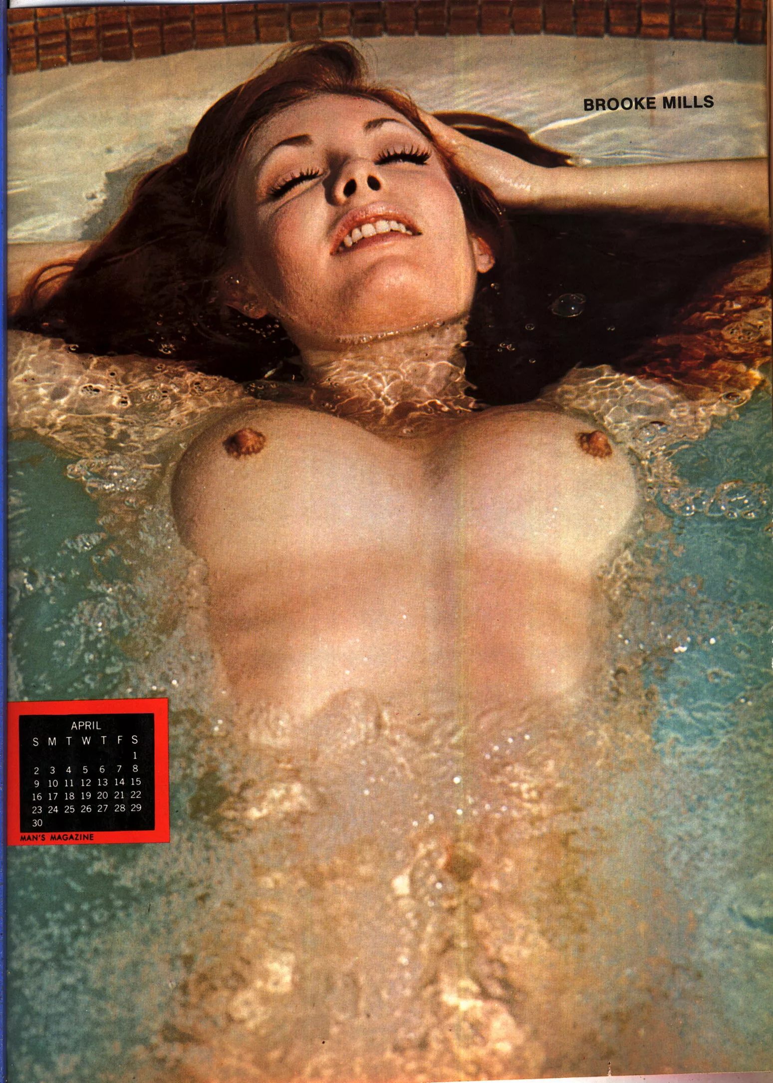 Brooke Mils, 1973 calendar