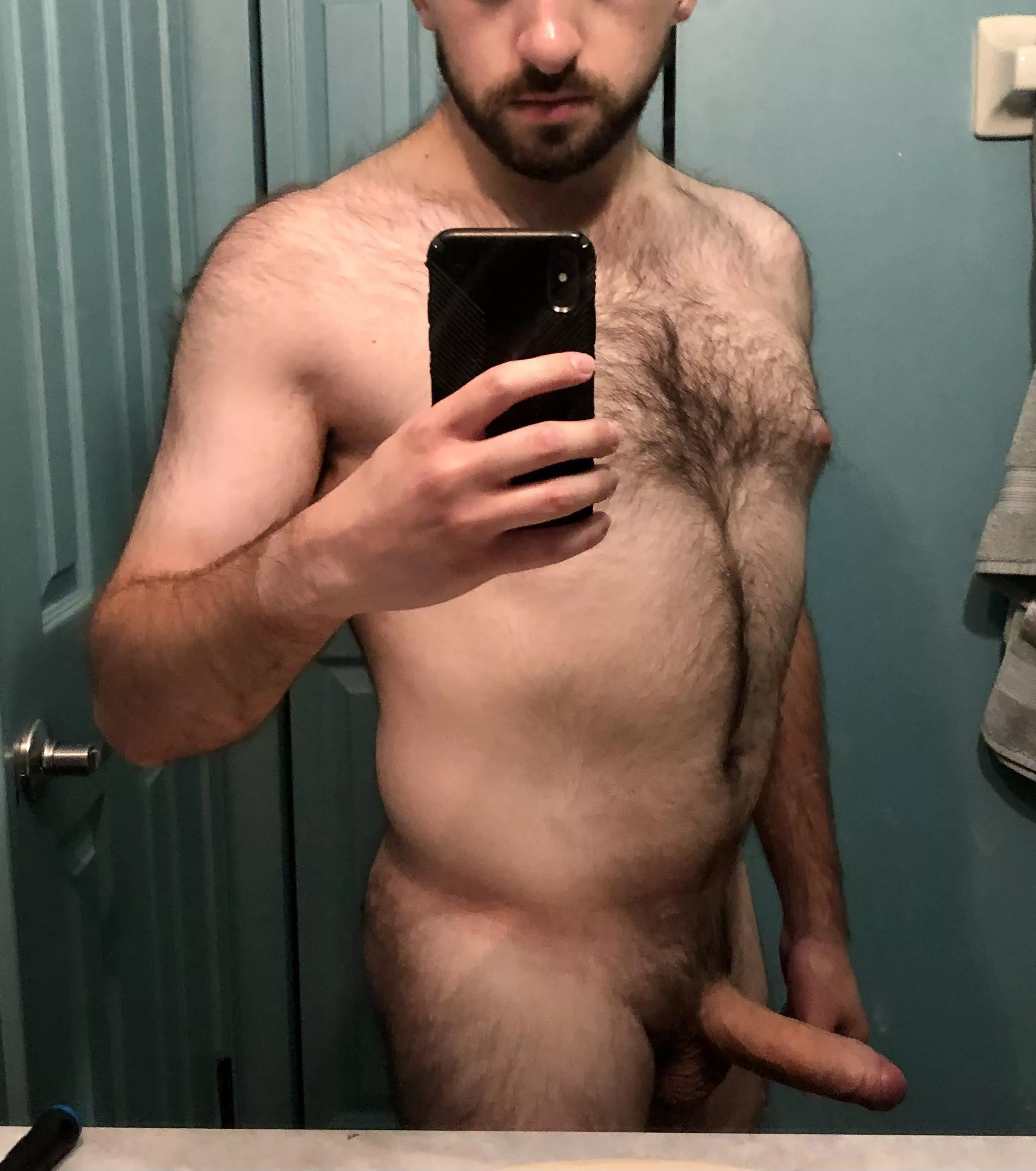 I hope my beard and boner make you wet [21]