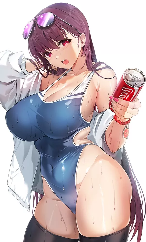 Swimsuit Scathach Beating The Heat (Damda) [Fate]